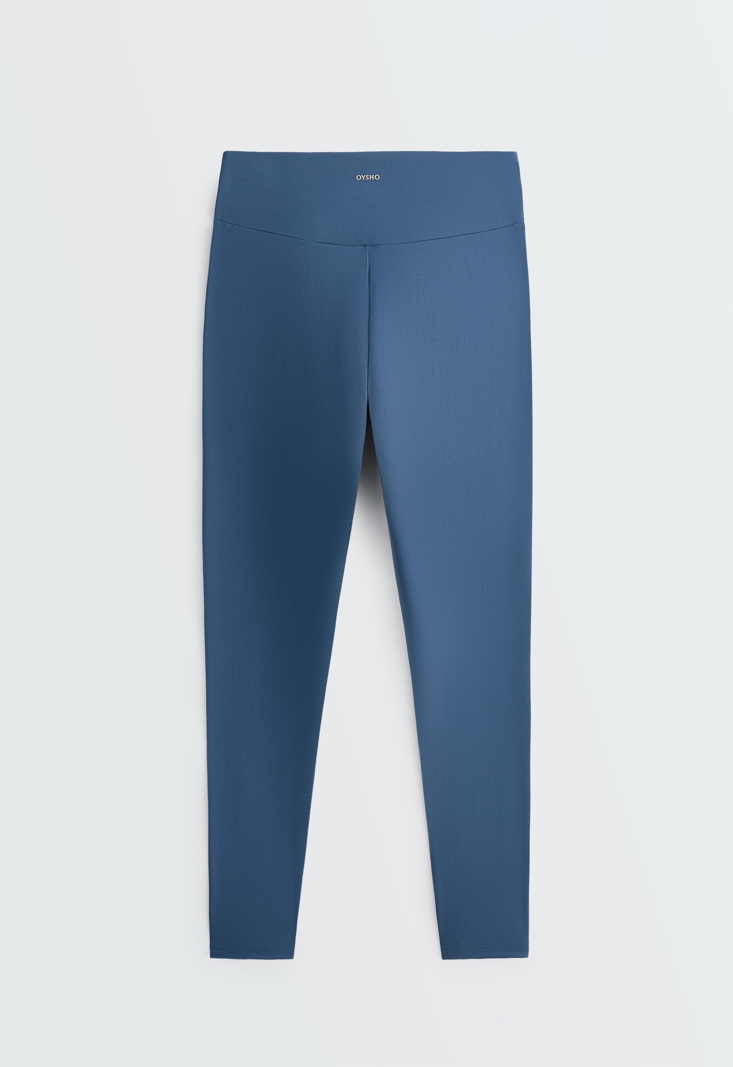 Comfortlux high-waisted ankle-length leggings - MID GREY-BLUE