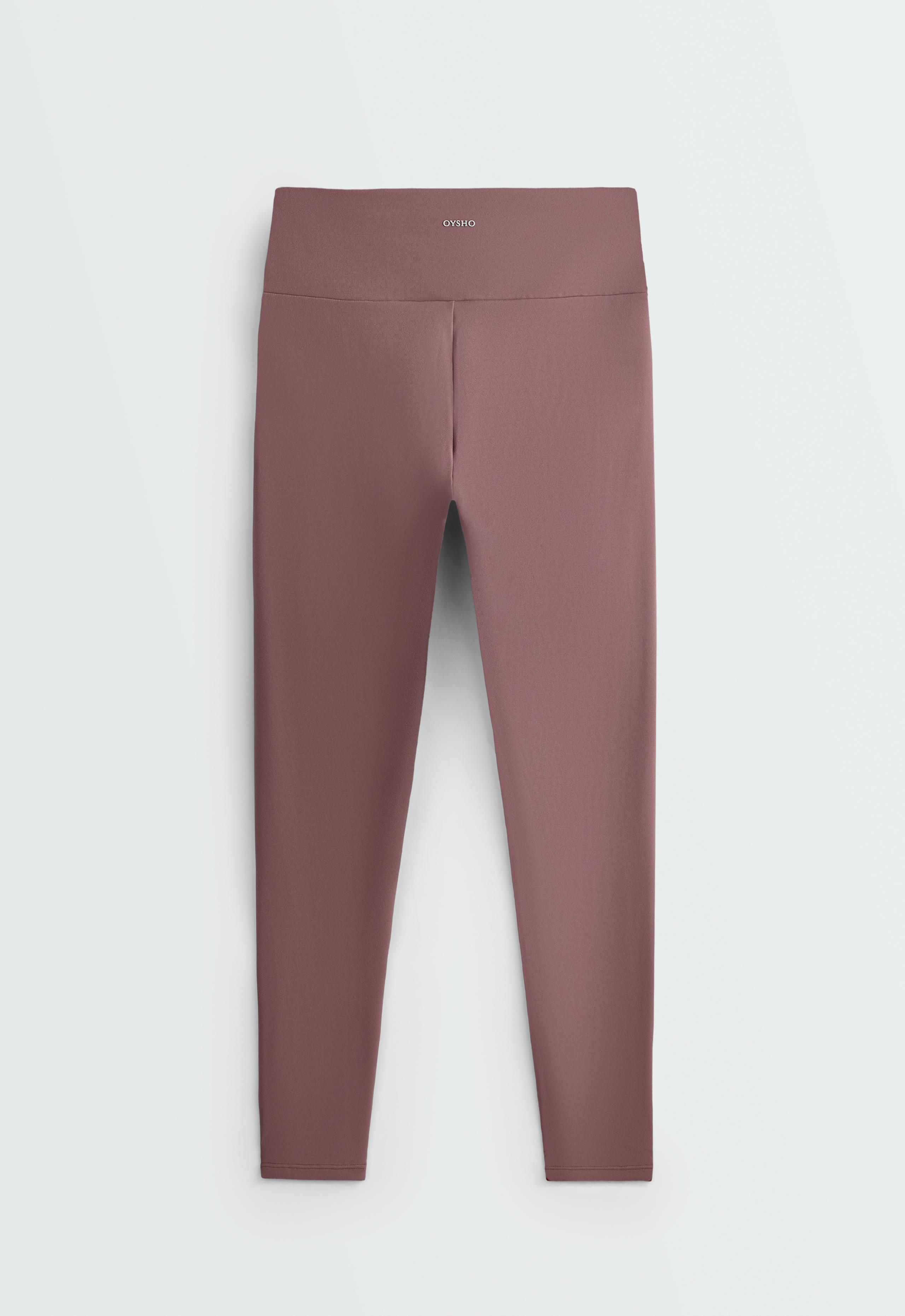 Comfortlux high-waisted ankle-length leggings - MAUVE