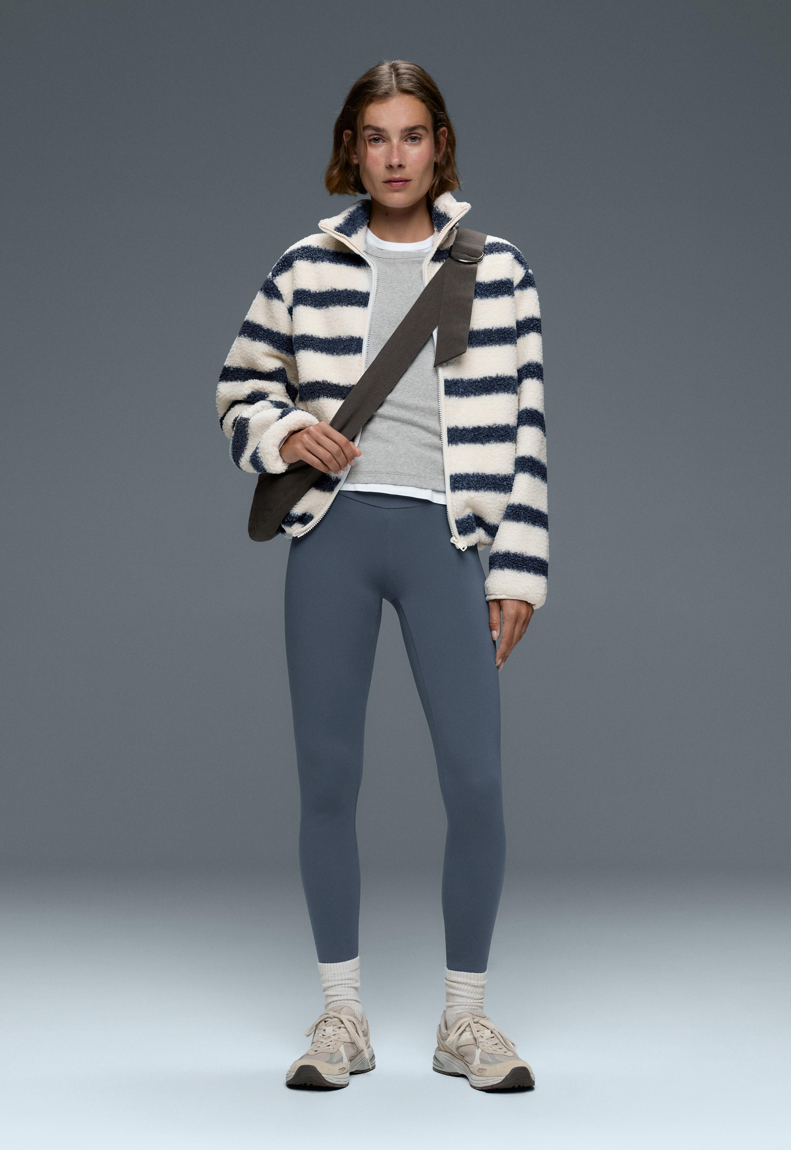 Comfortlux high-waisted ankle-length leggings - DARK PETROL BLUE