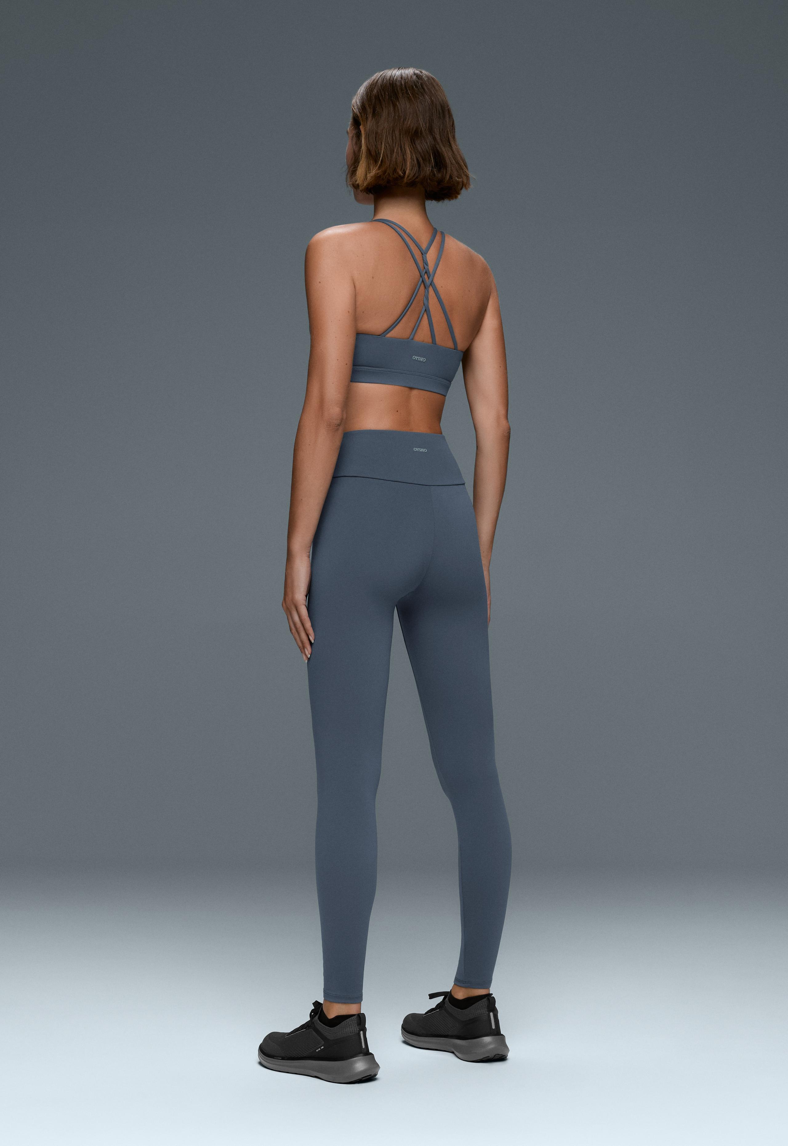 Comfortlux high-waisted ankle-length leggings - DARK PETROL BLUE