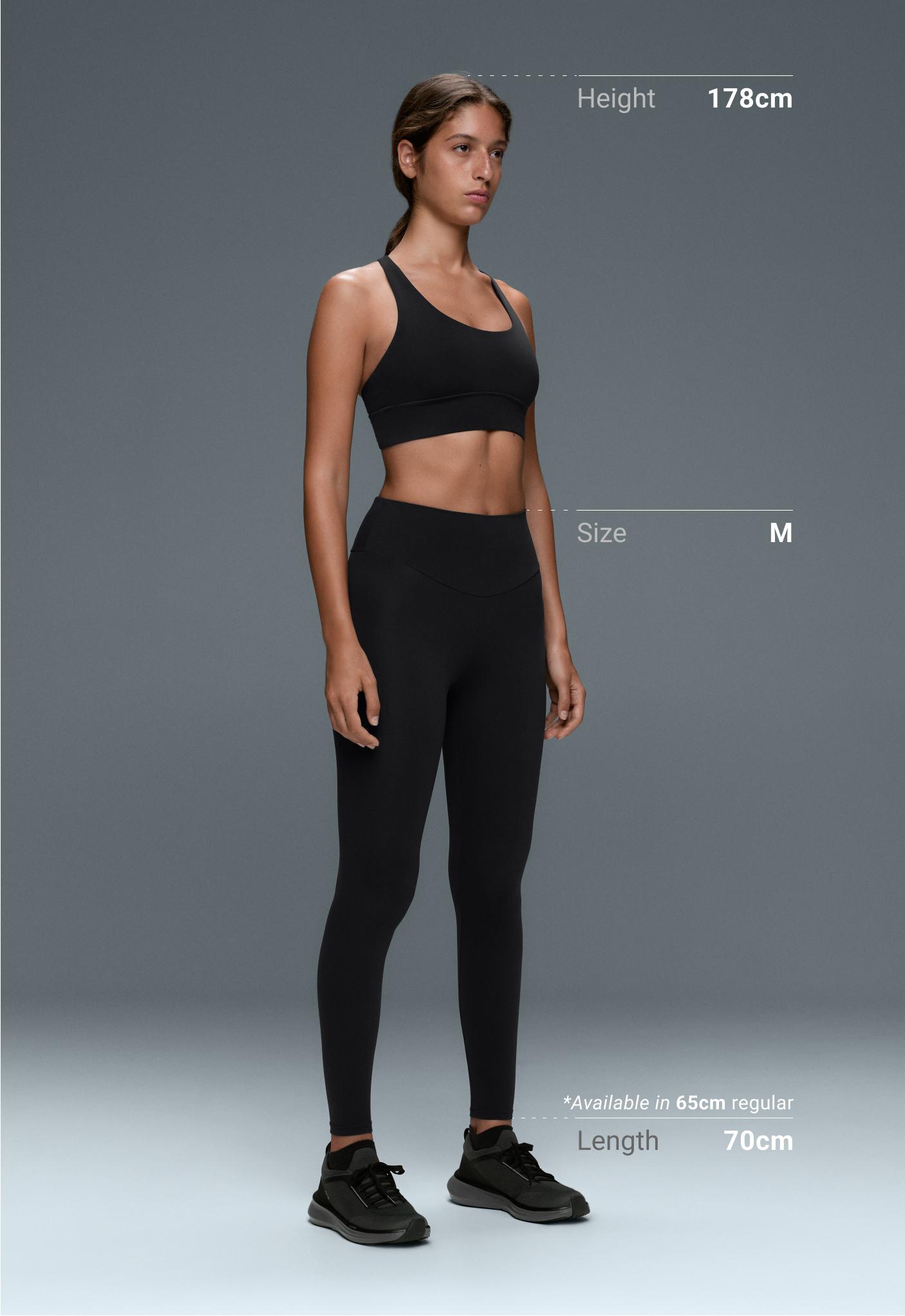 Comfortlux high-waisted ankle-length leggings - BLACK