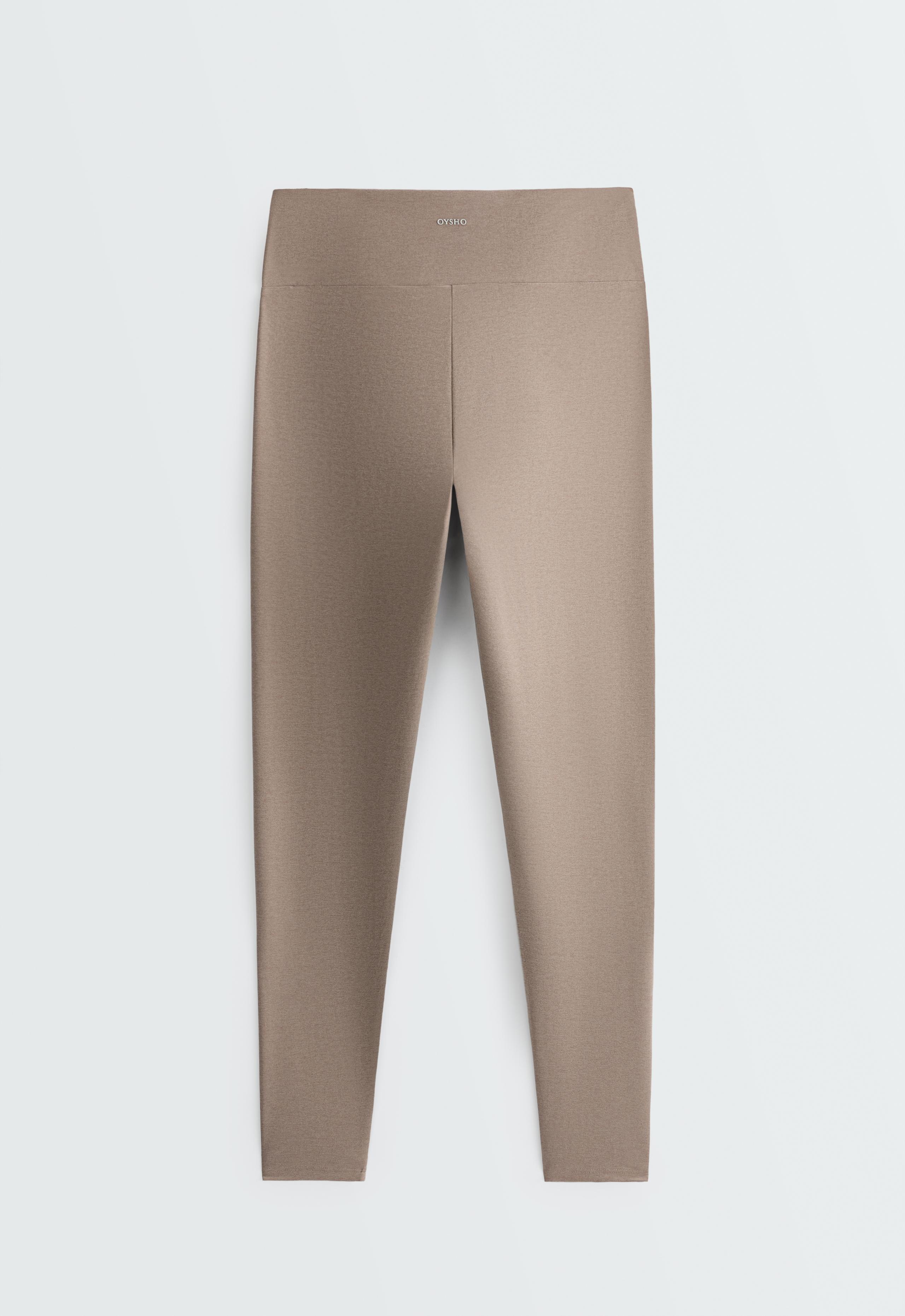 Comfortlux high-waisted ankle-length leggings - DARK MINK