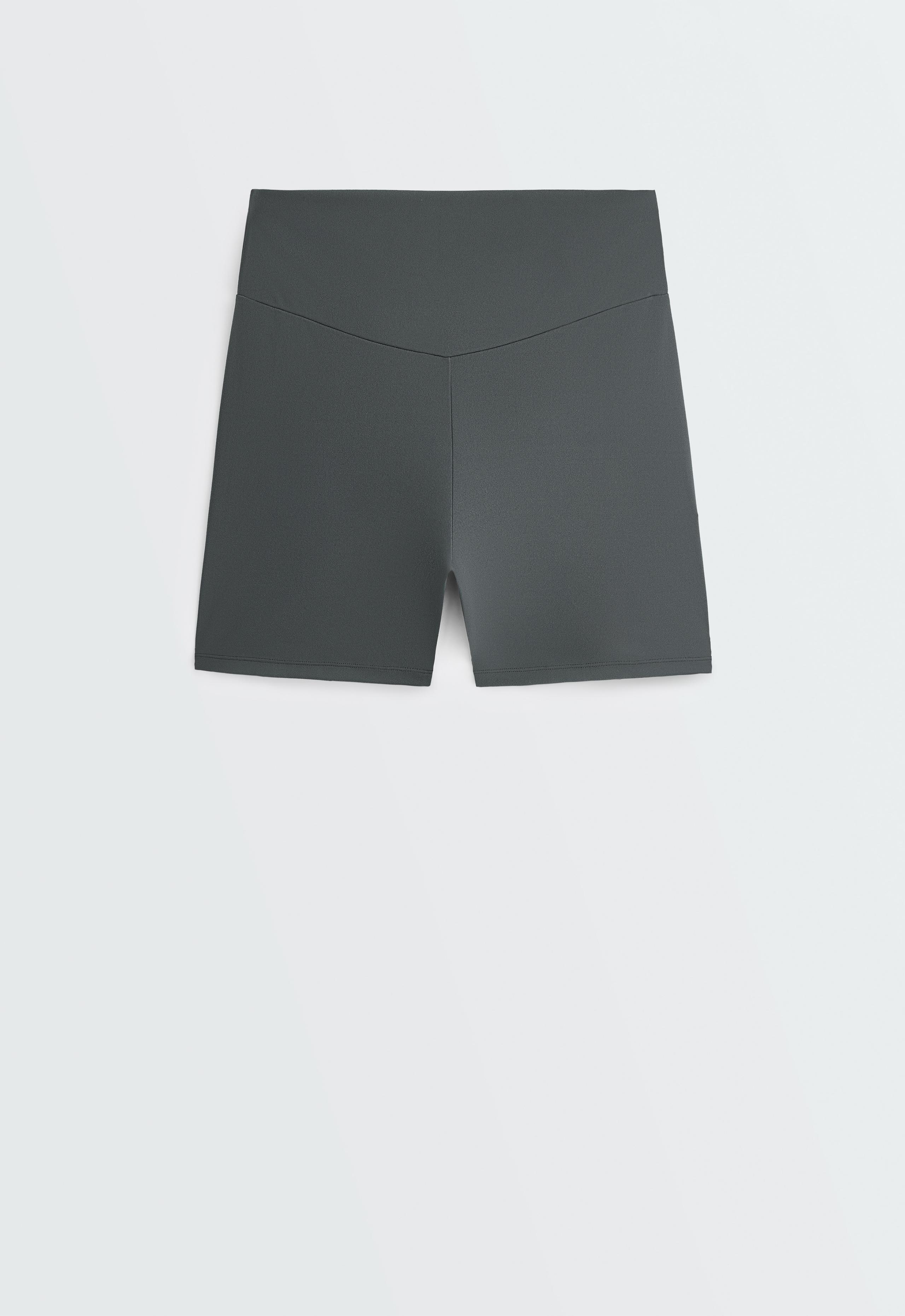 Comfortlux high-waisted 10cm hot pants - STEEL GREY