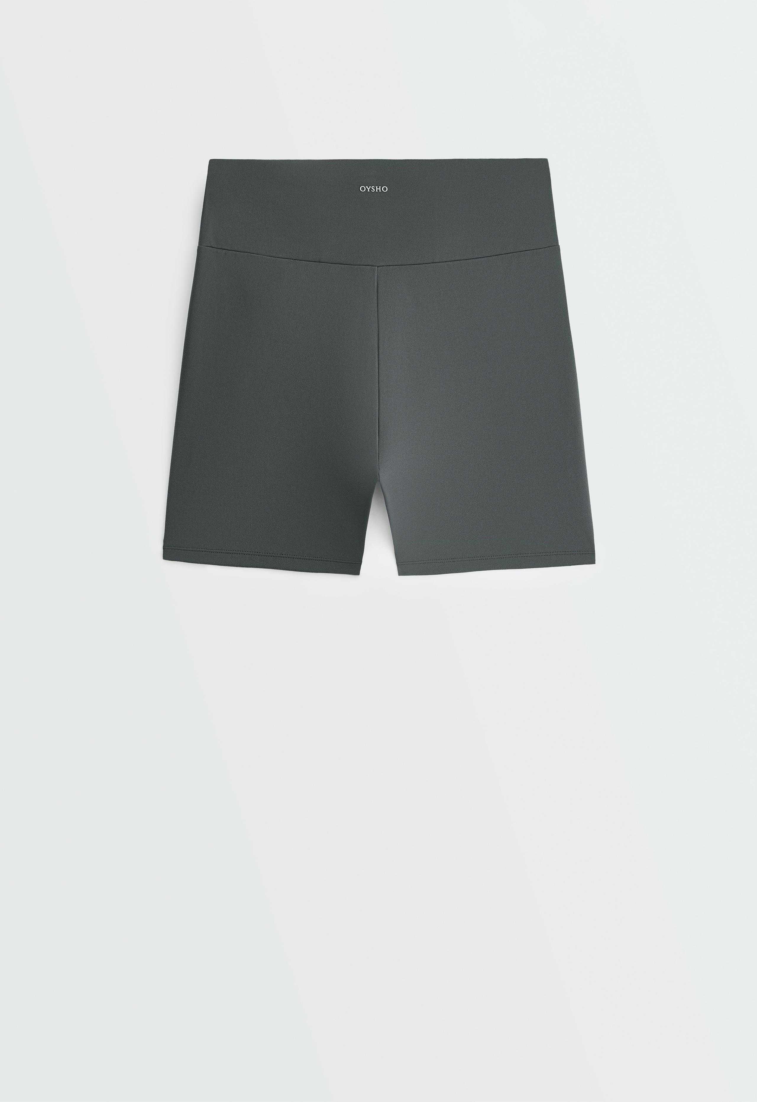 Comfortlux high-waisted 10cm hot pants - STEEL GREY