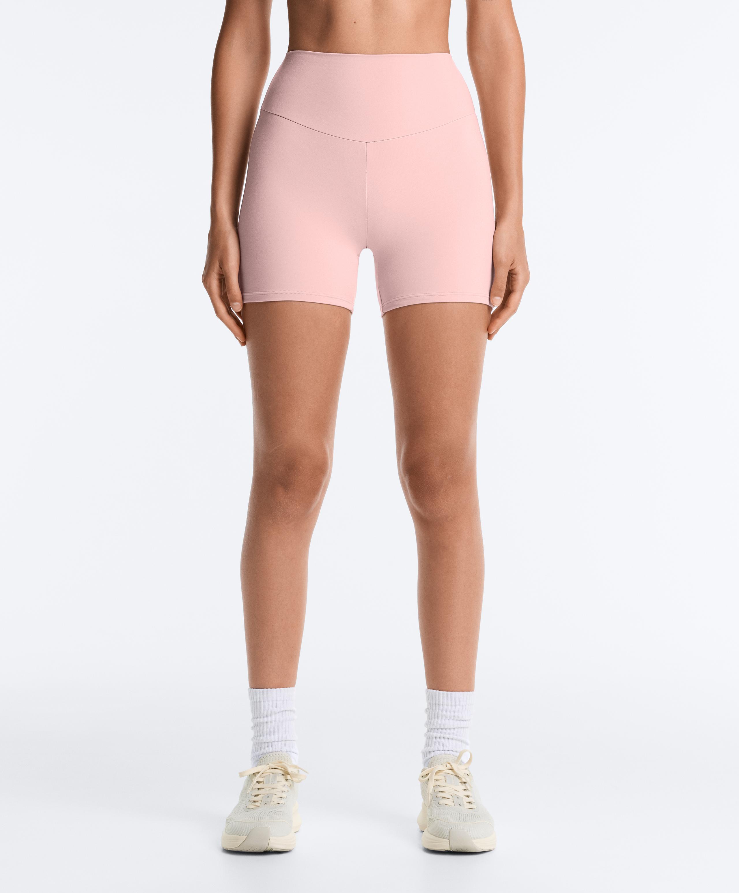 Comfortlux high-waisted 10cm hot pants - CLOUD PINK