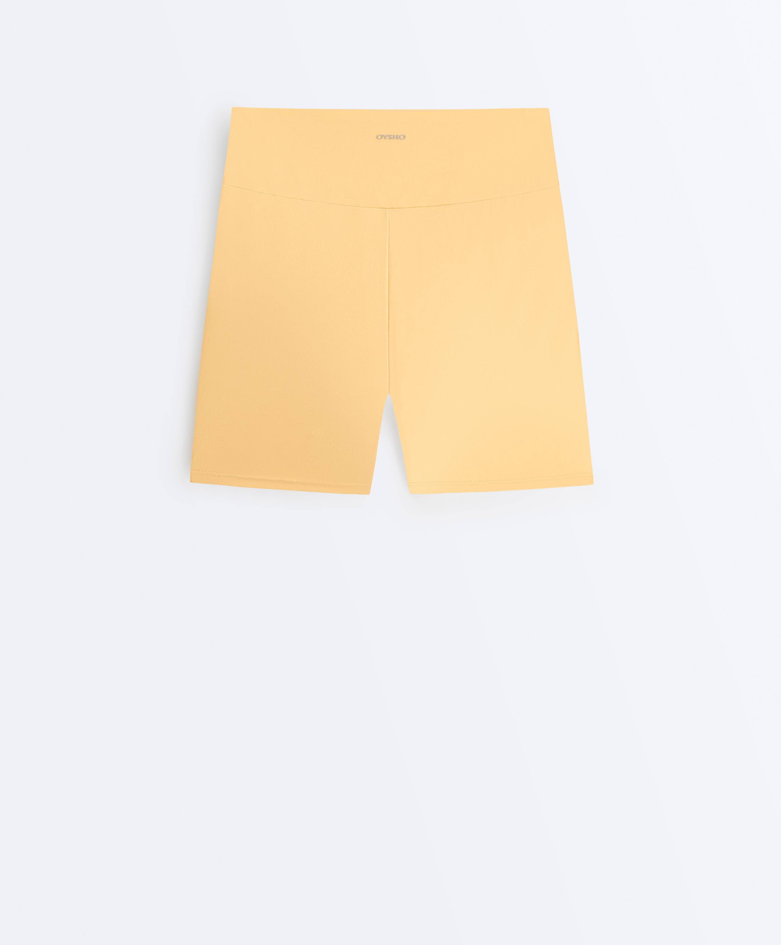 Comfortlux high-waisted 10cm hot pants - BURNT YELLOW