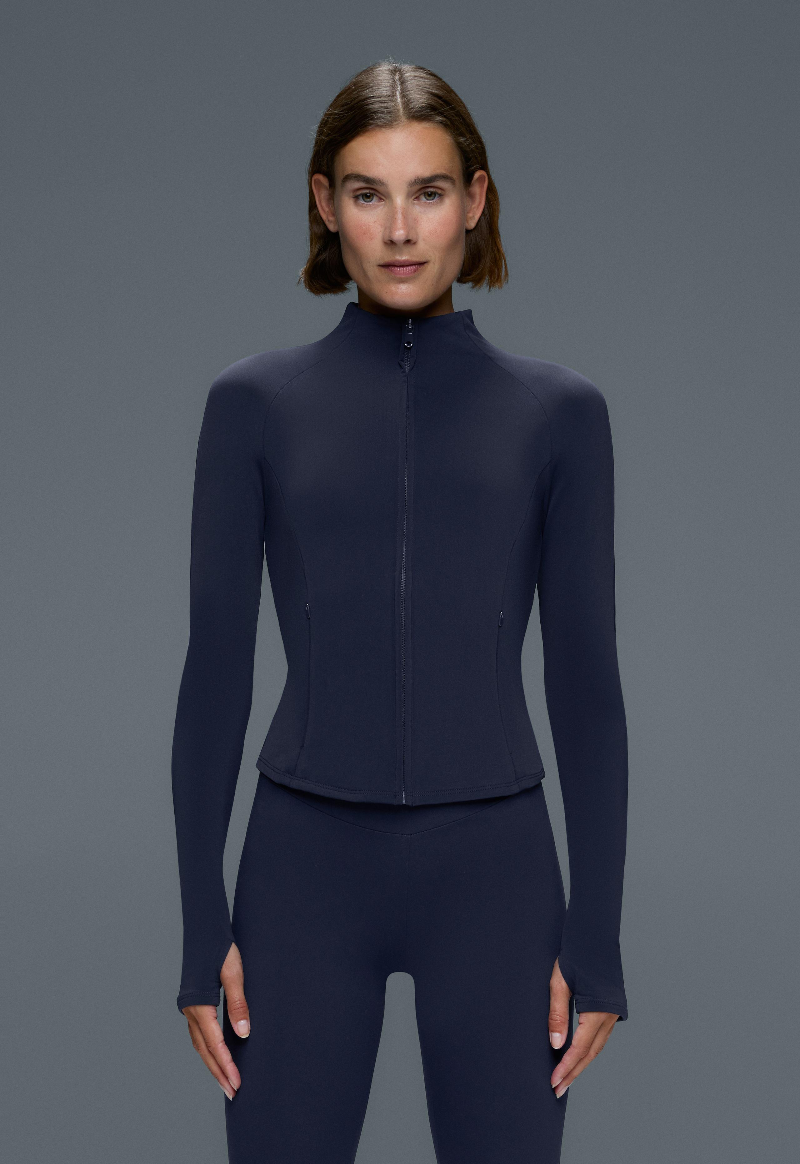 Light warm technical jacket - NAVY BLUE