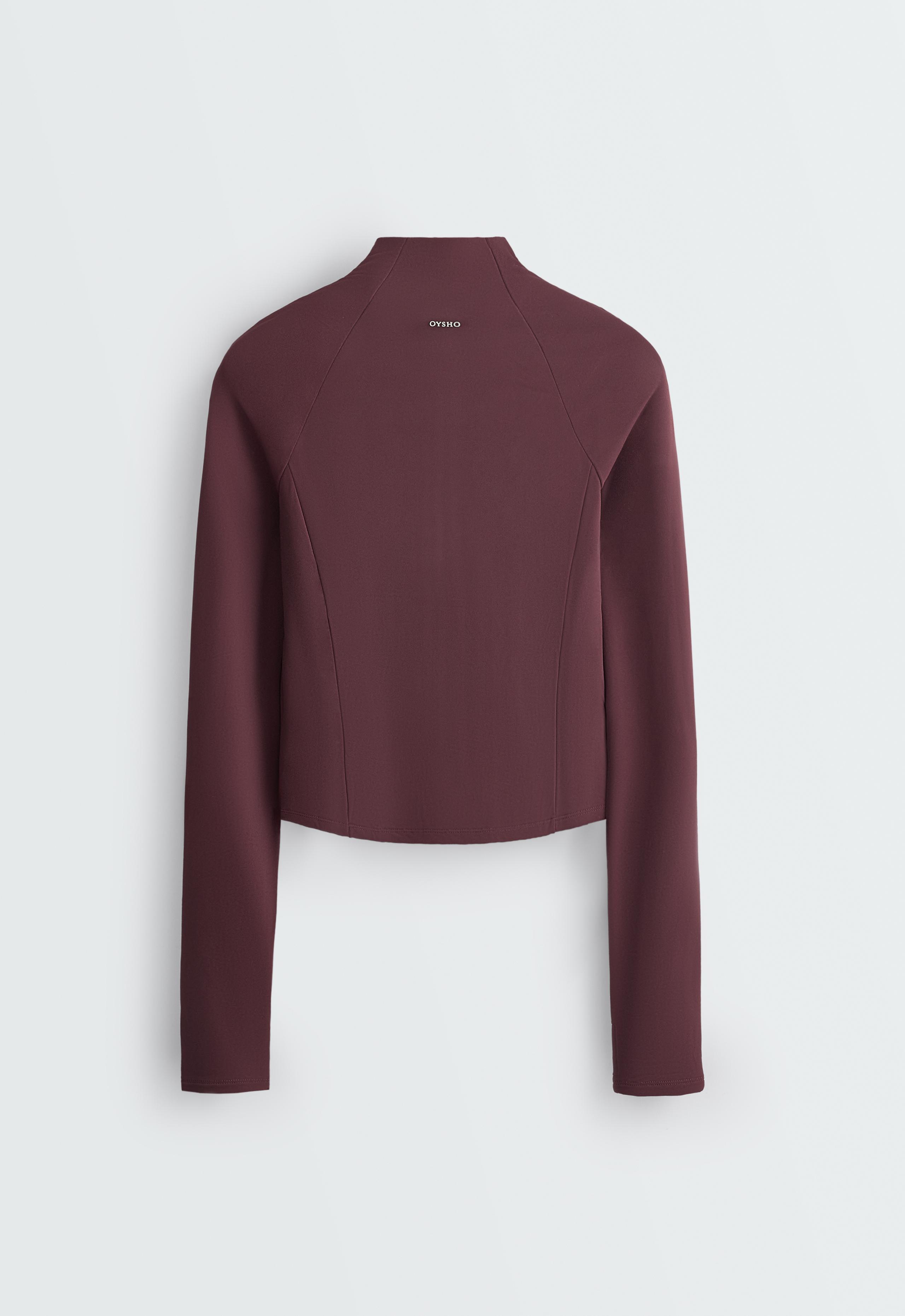Light warm technical jacket - PLUM