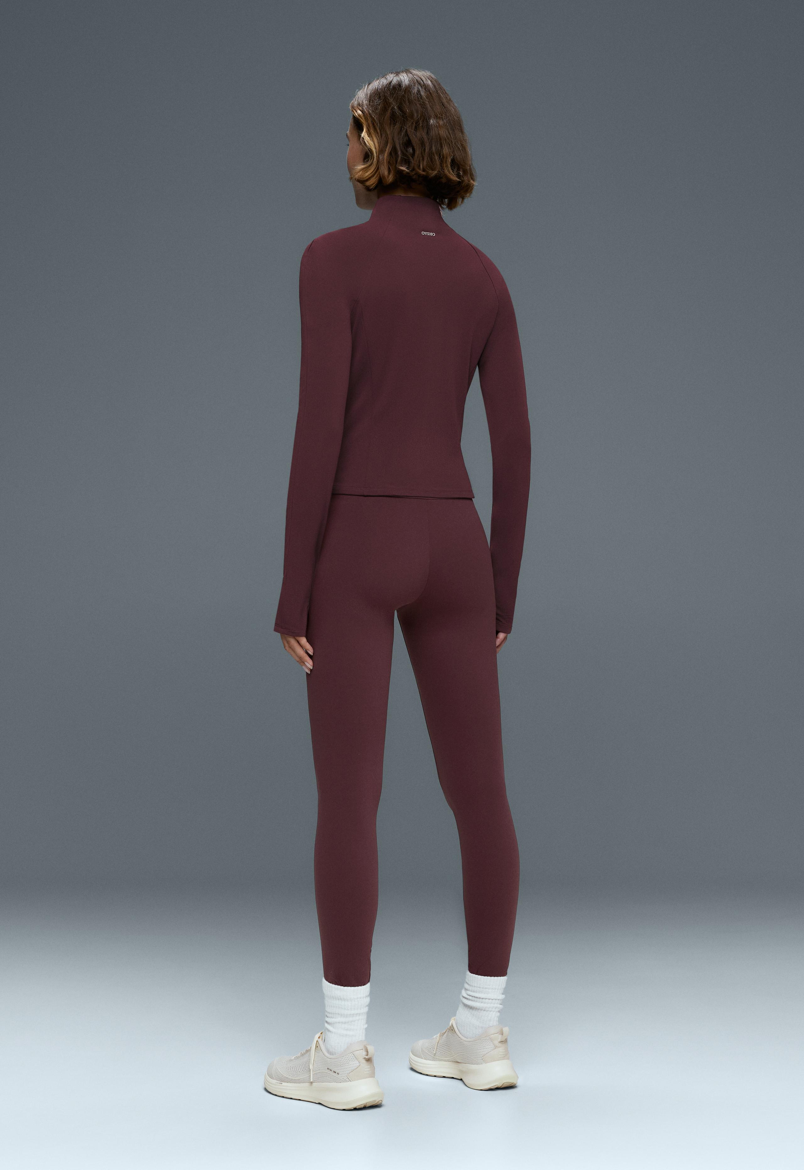 Light warm technical jacket - PLUM