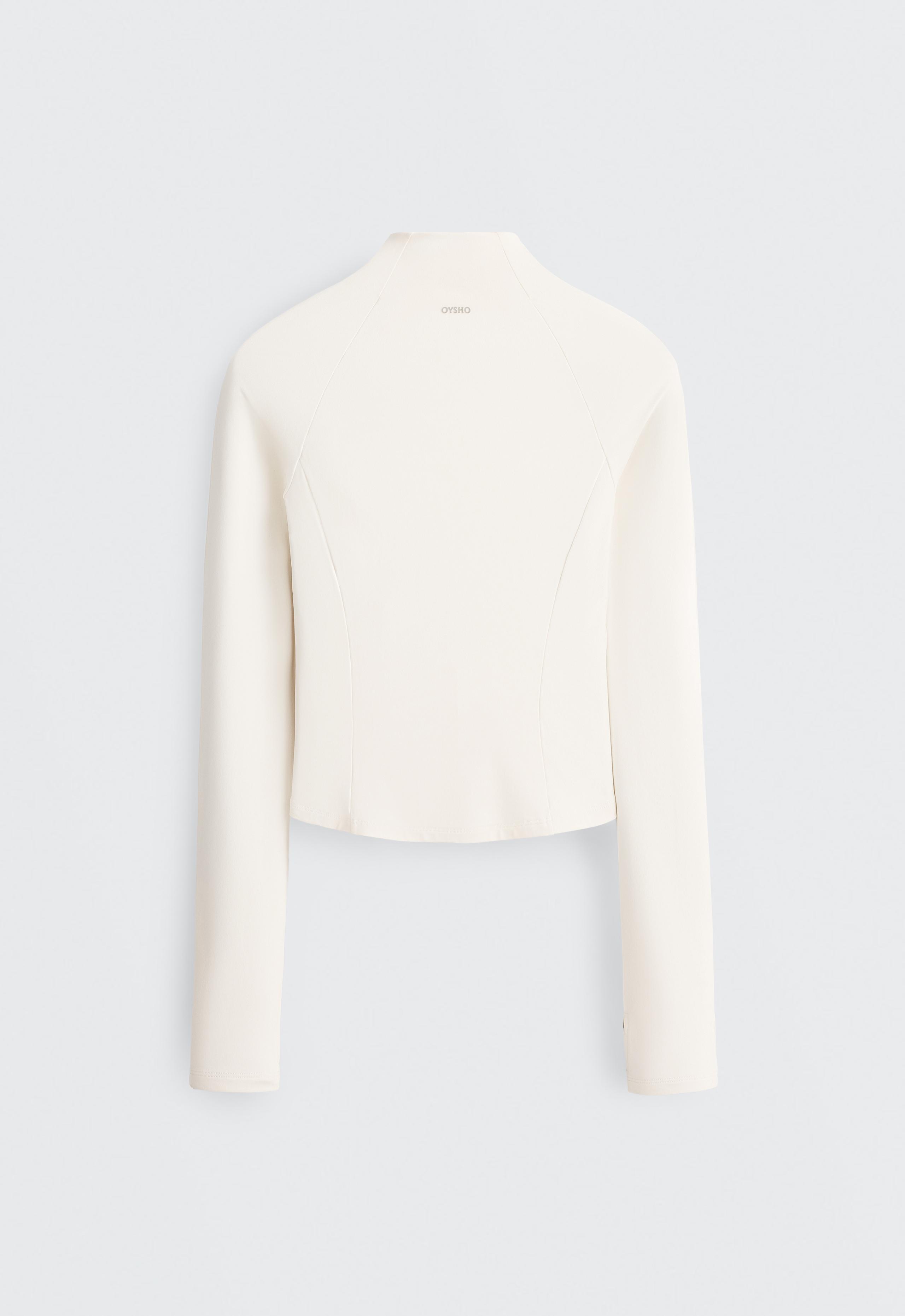 Light warm technical jacket - PALE ECRU