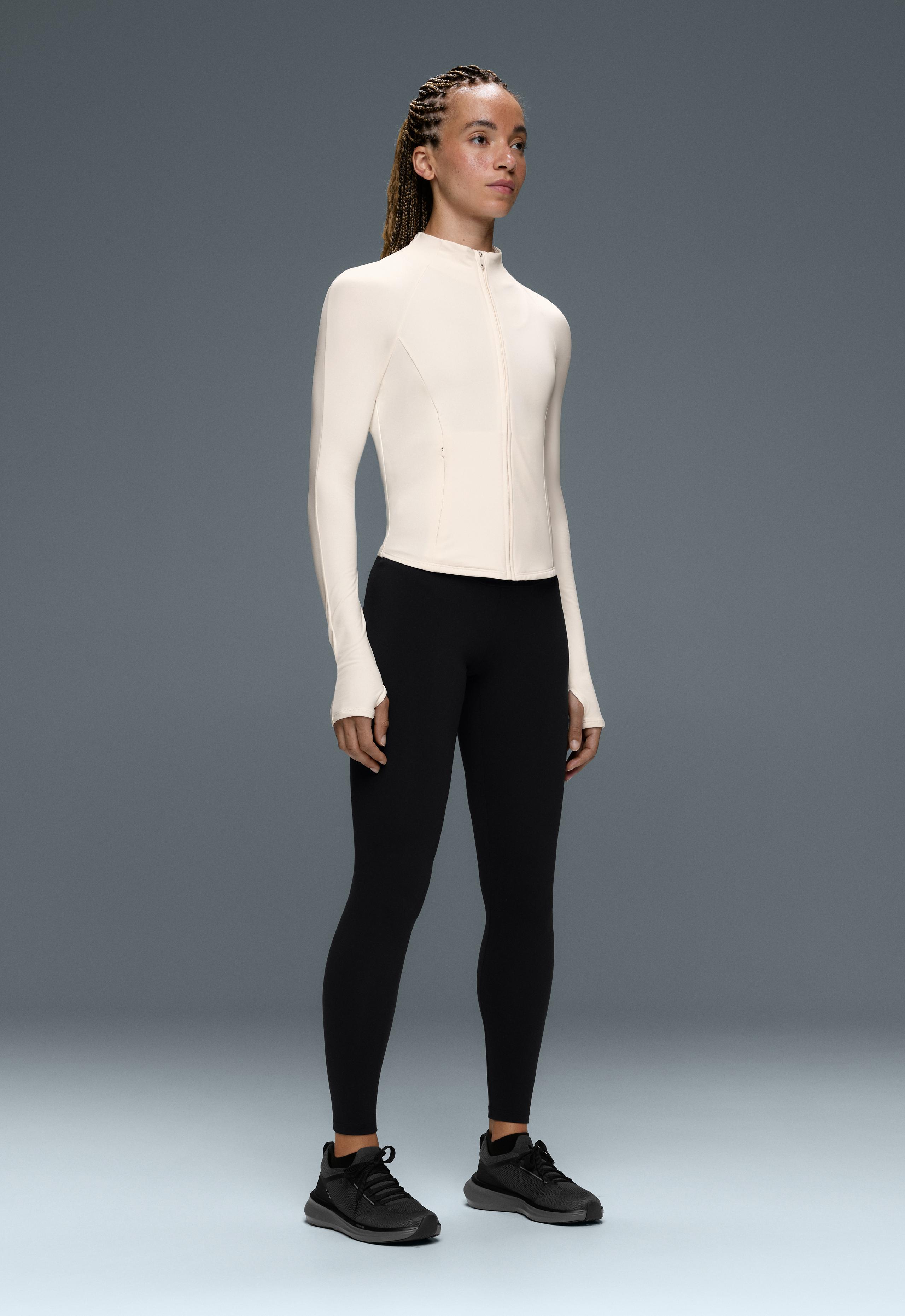 Light warm technical jacket - PALE ECRU