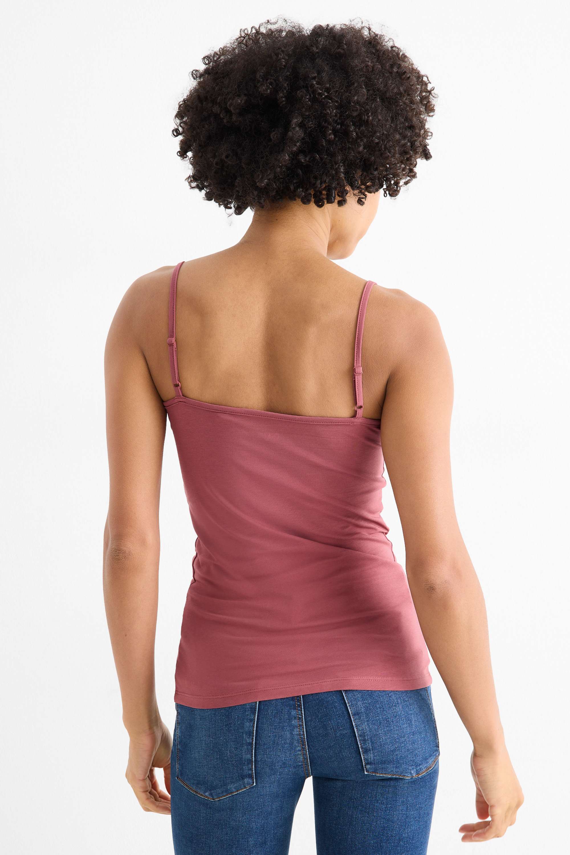 Multipack of 2 - top white / dark red
