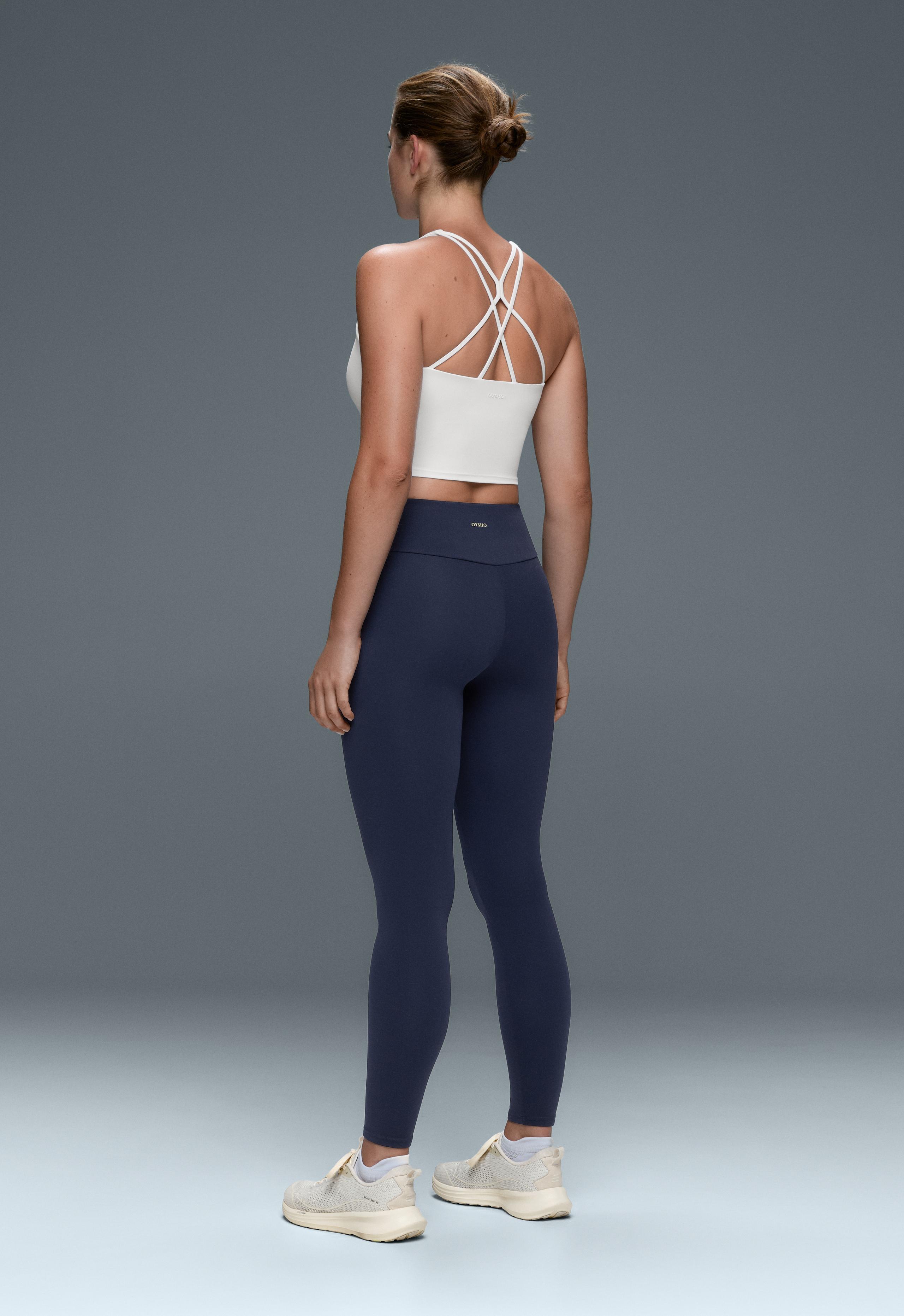 Comfortlux strappy tank top with cups - WHITE