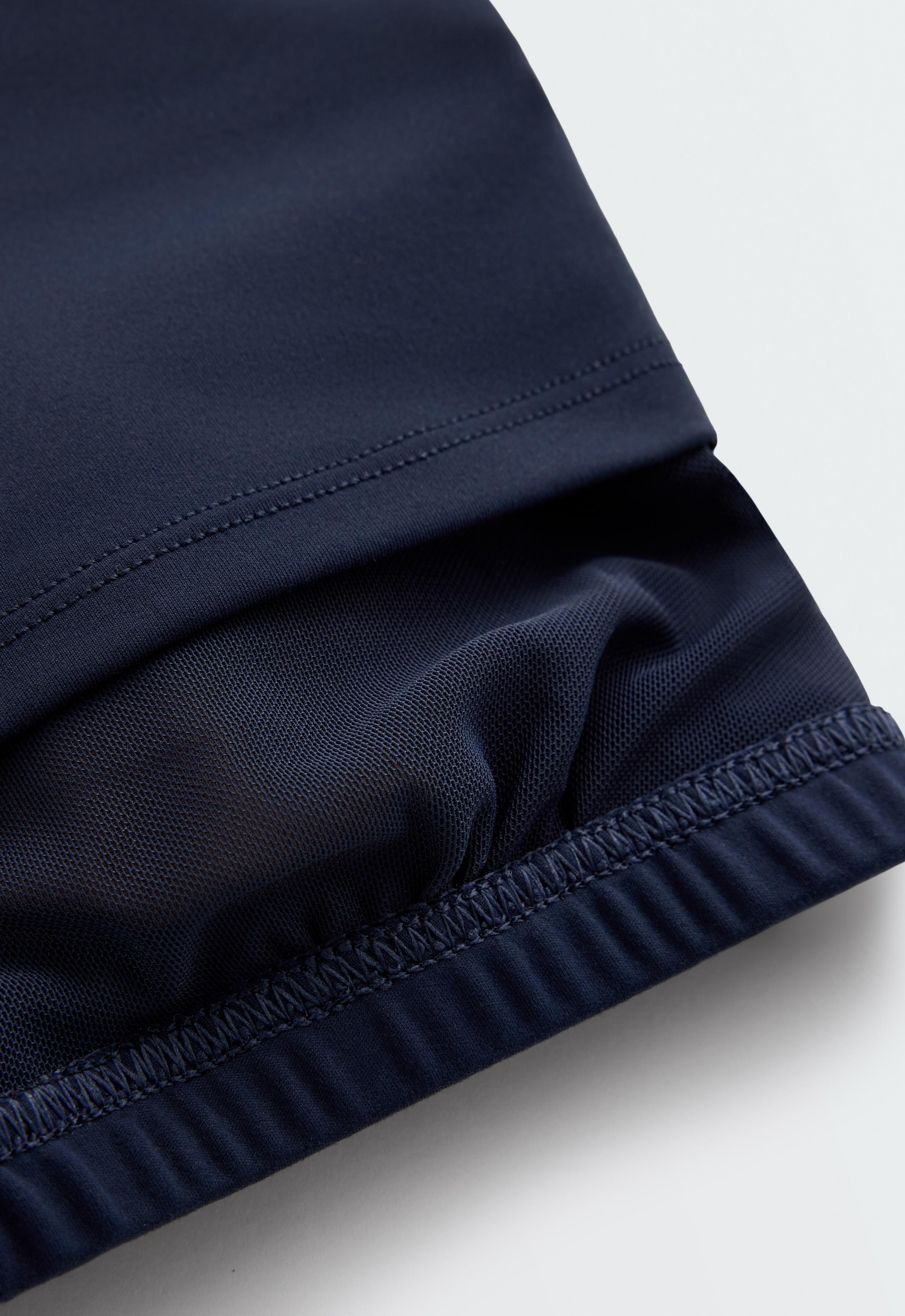 Comfortlux strappy tank top with cups - NAVY BLUE