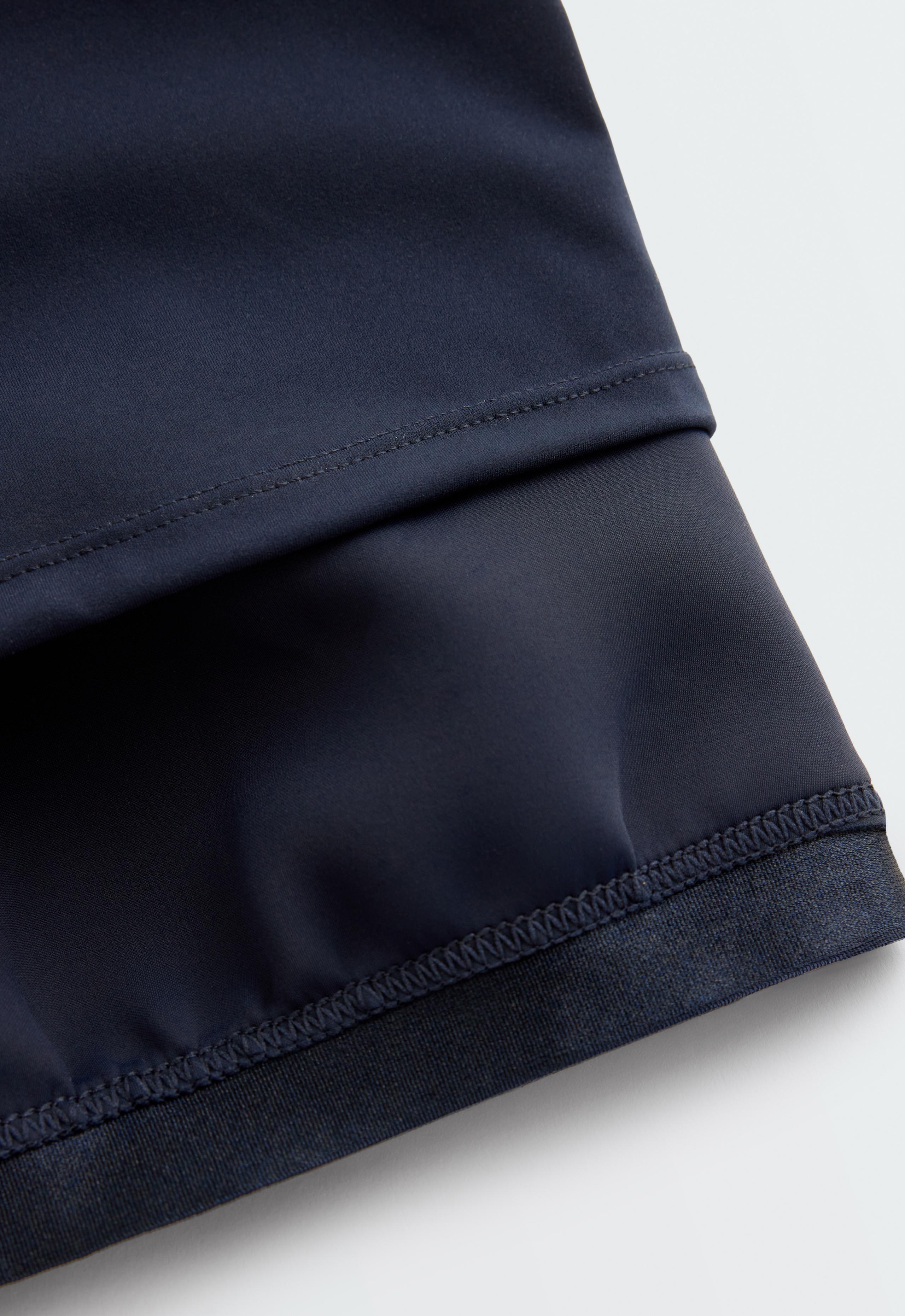 Compressive halter tank top - NAVY BLUE