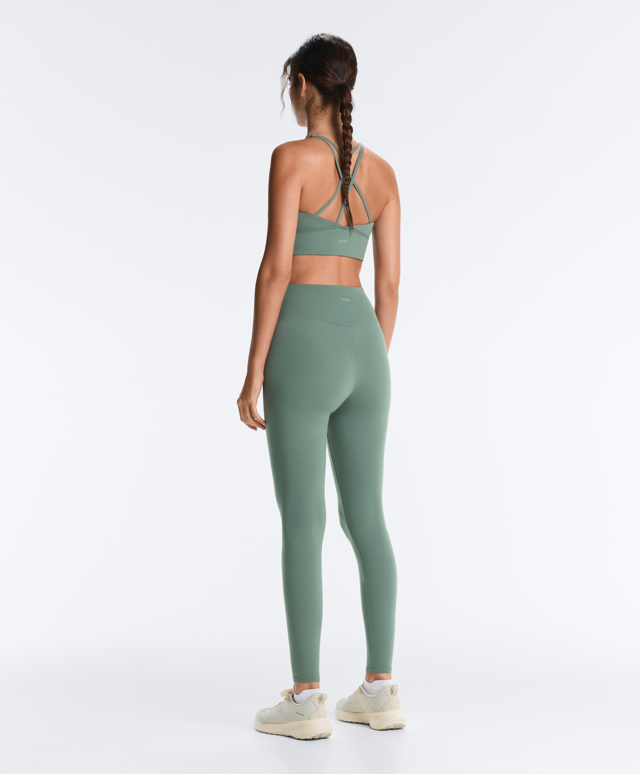Medium support Comfortlux sports bra with cup - GREEN