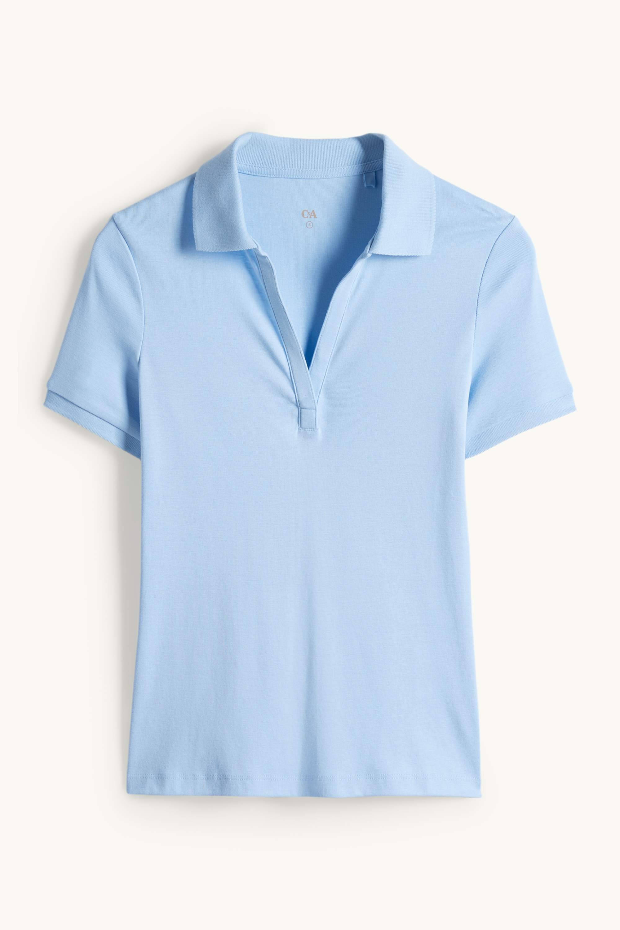 Polo shirt - regular fit light blue