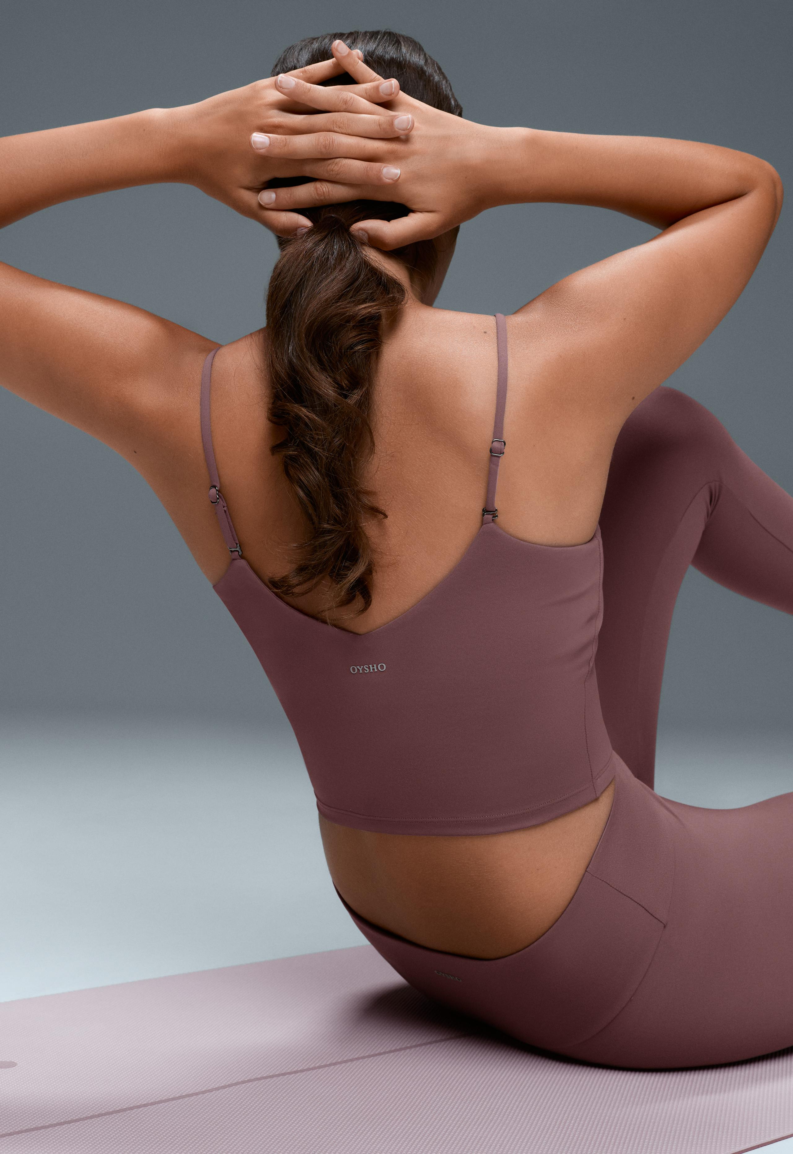 Comfortlux tank top with adjustable straps - MAUVE