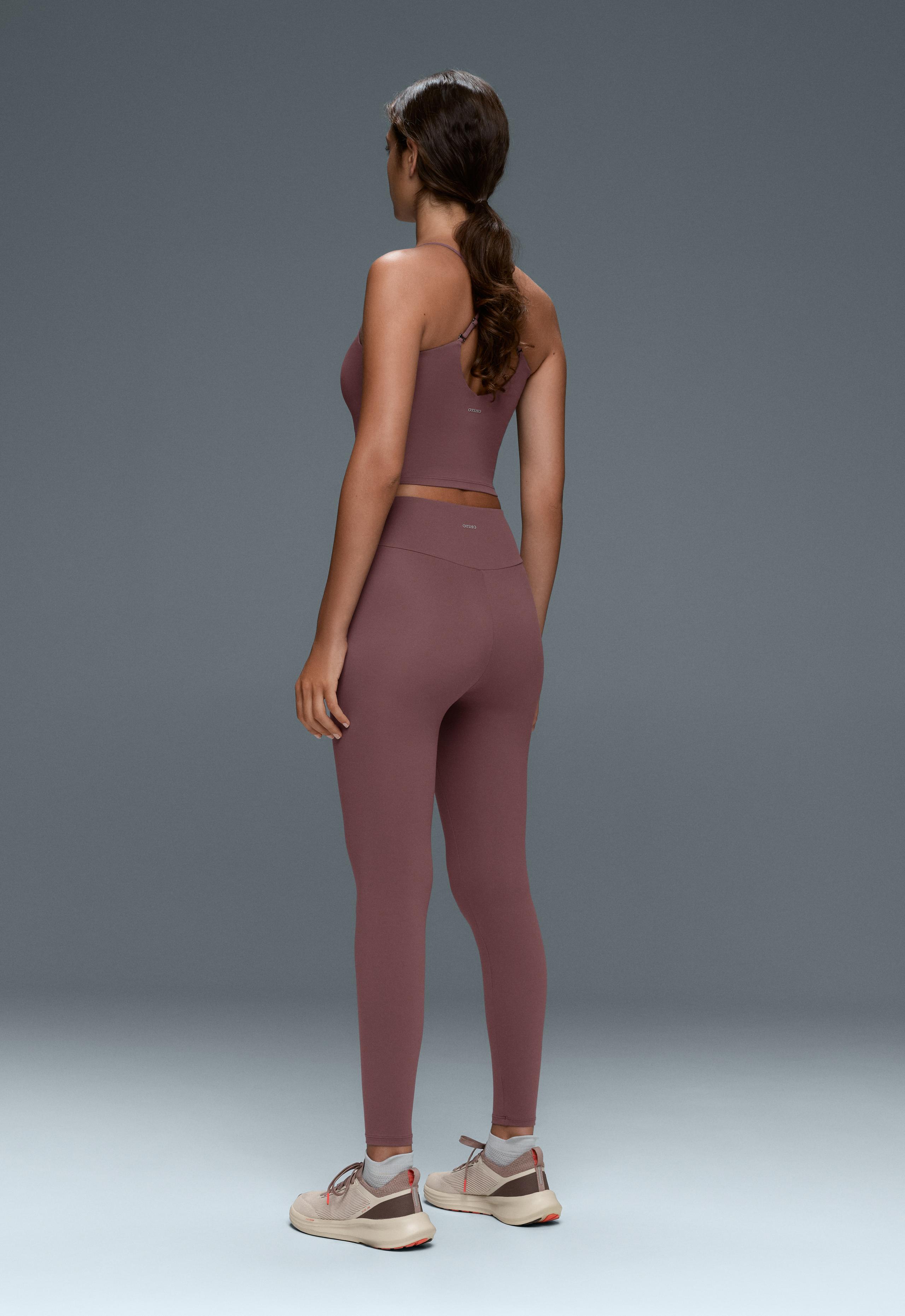 Comfortlux tank top with adjustable straps - MAUVE