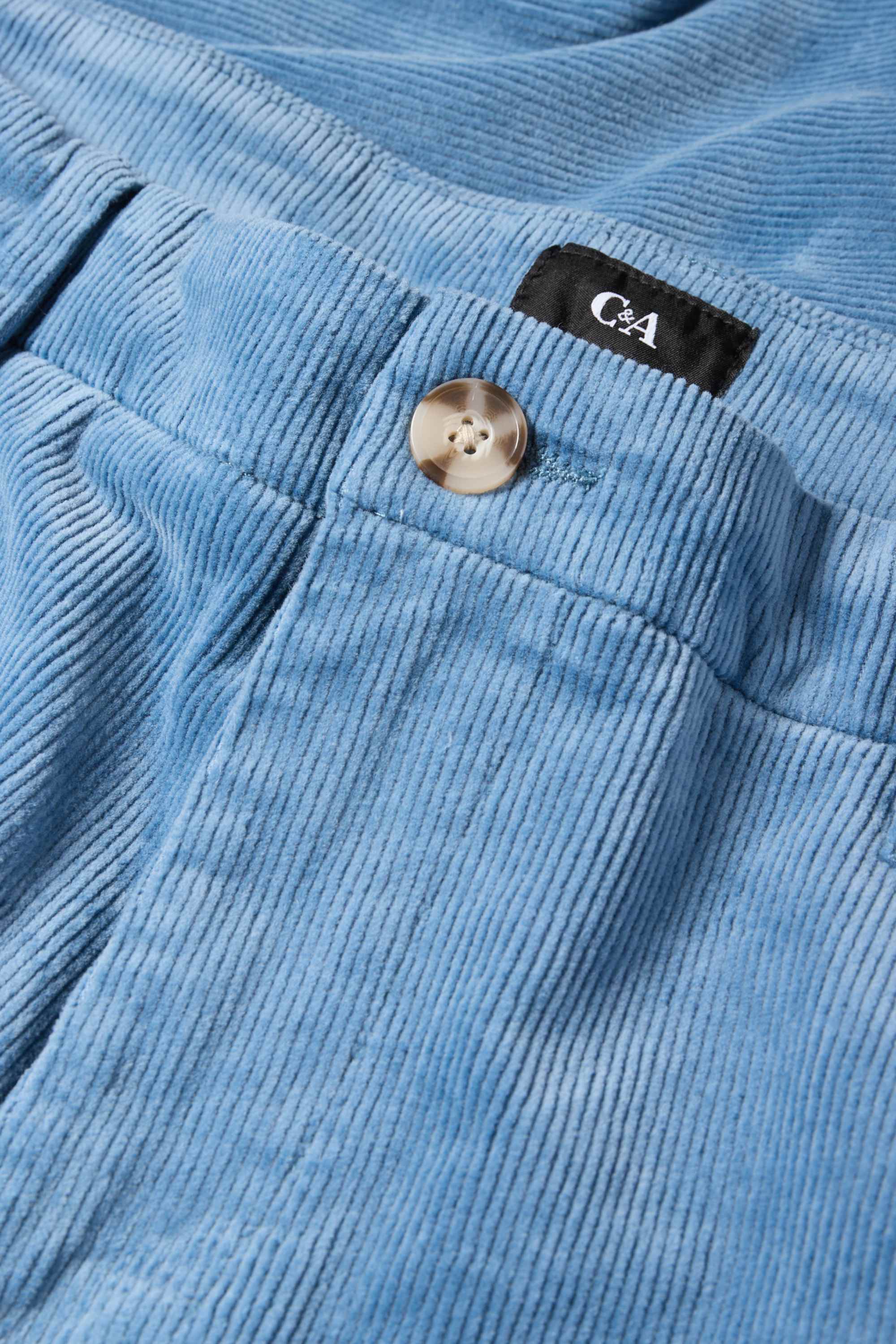 Corduroy chinos - regular fit light blue