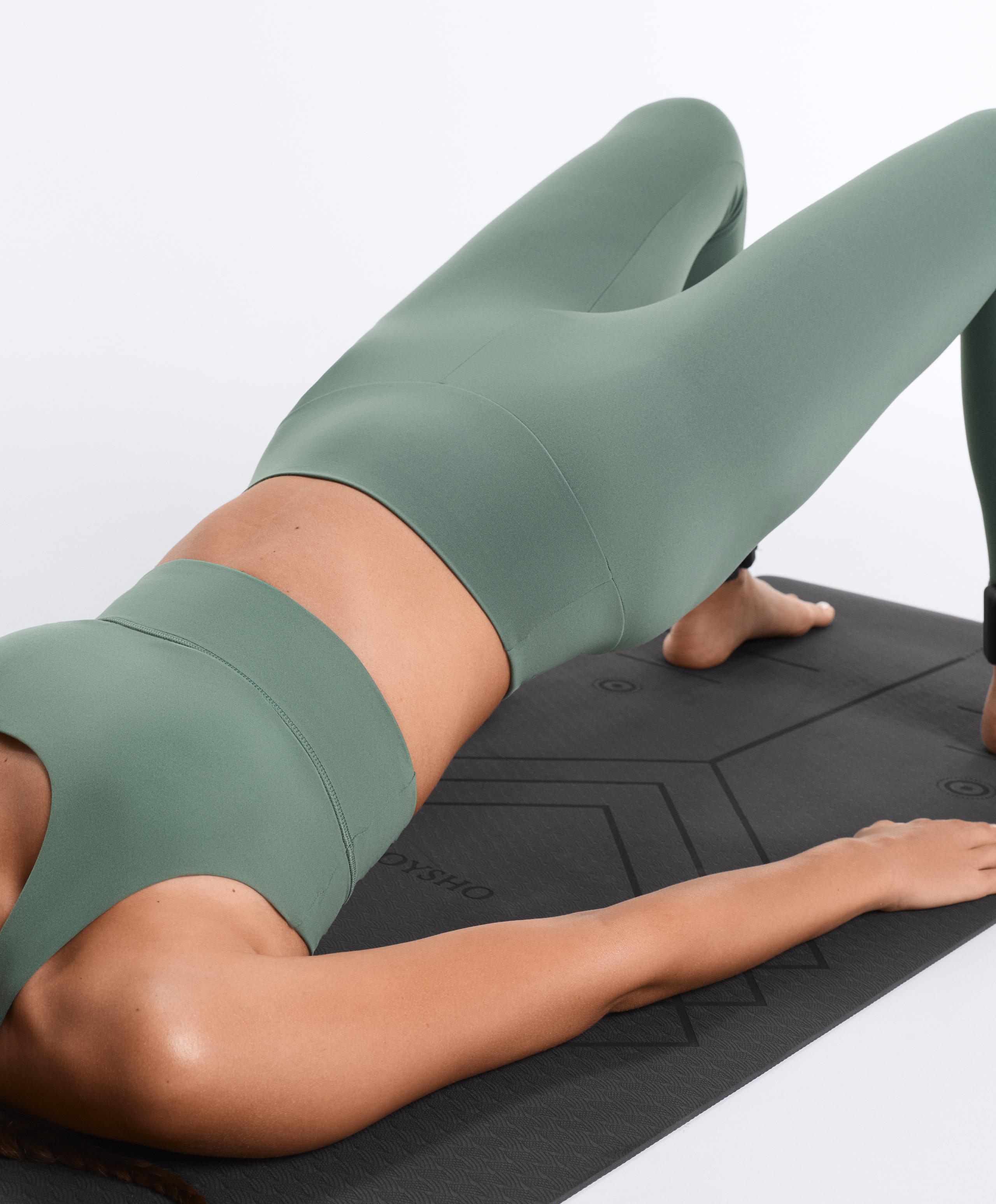 Comfortlux high-waisted ankle-length leggings - GREEN