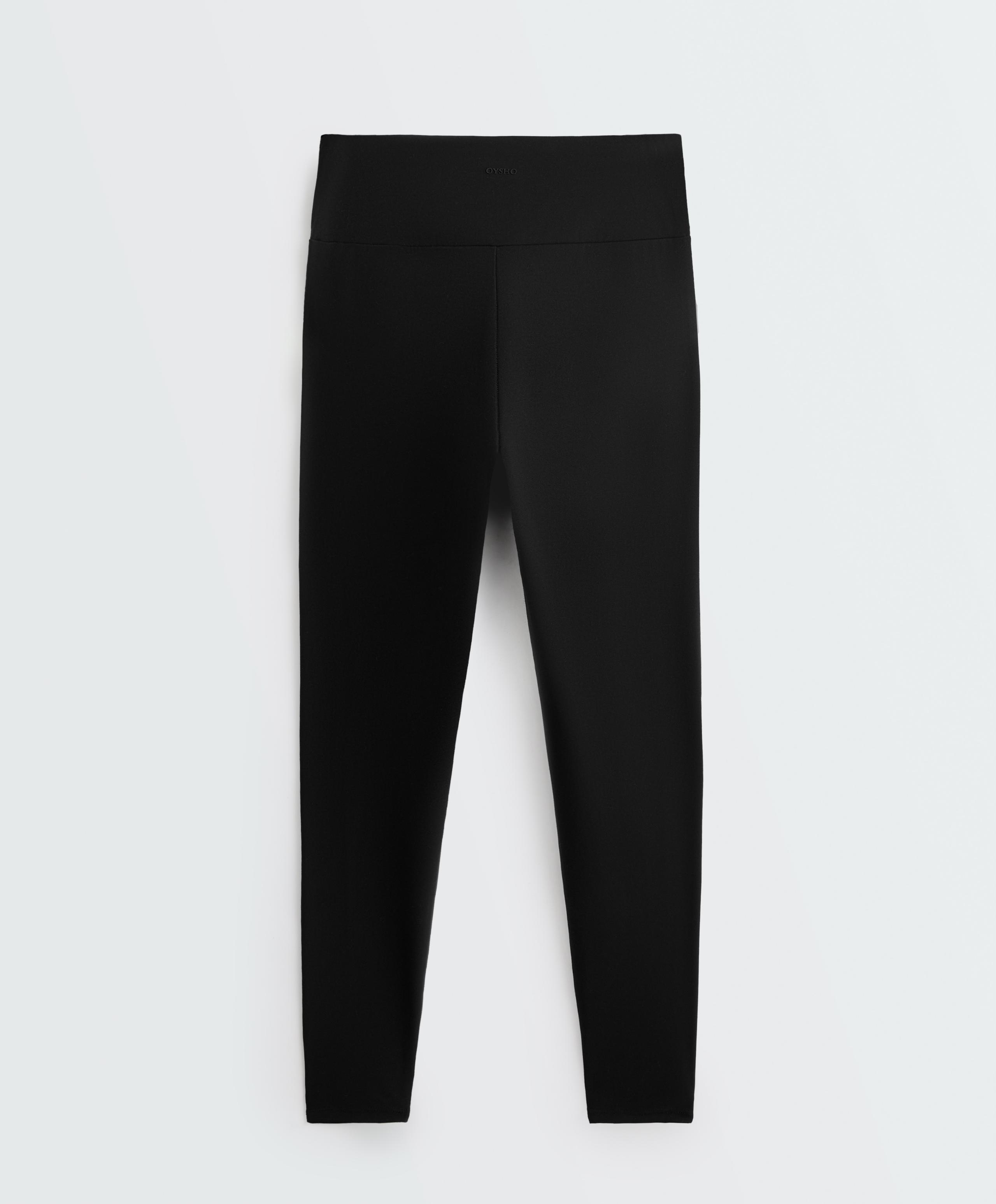 Comfortlux high-waisted ankle-length leggings - BLACK