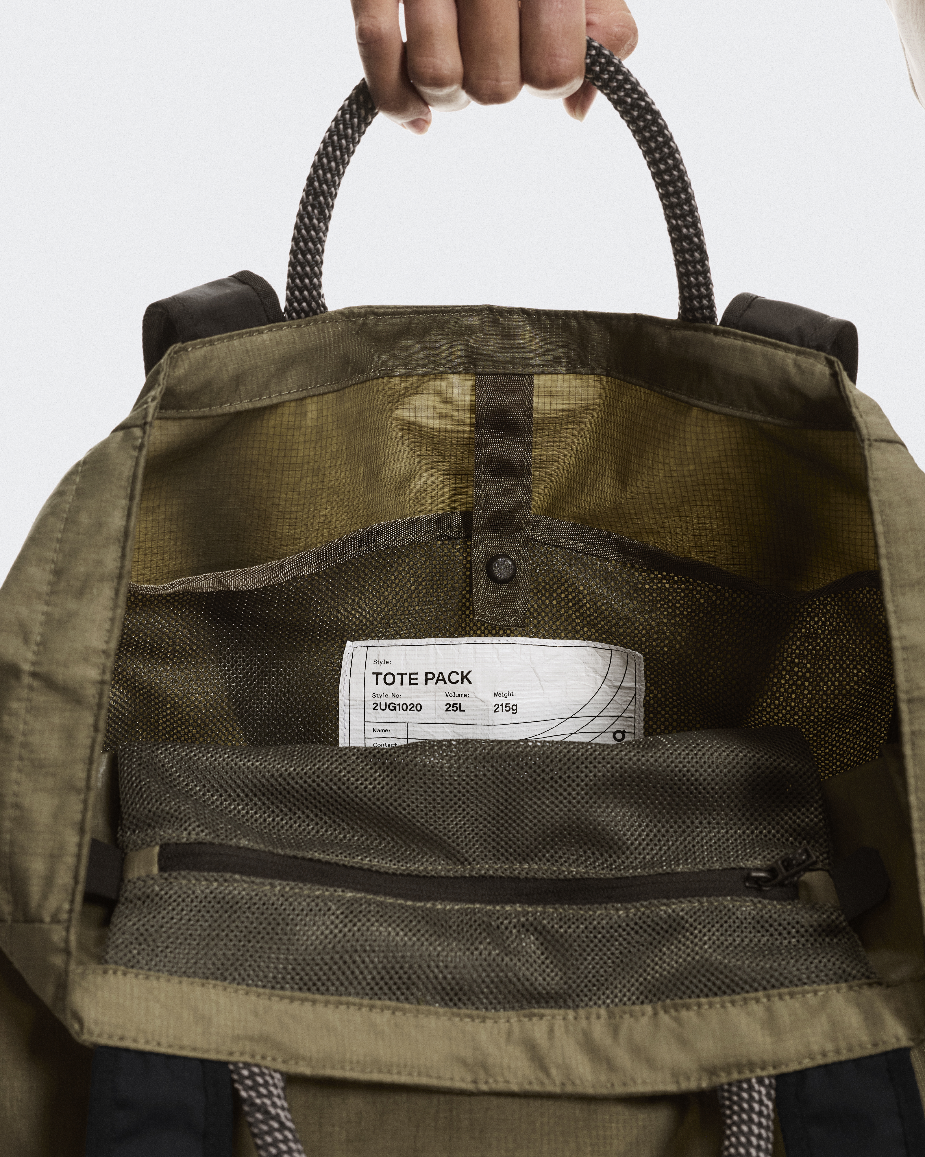 Tote Pack 25L - Olive | Black