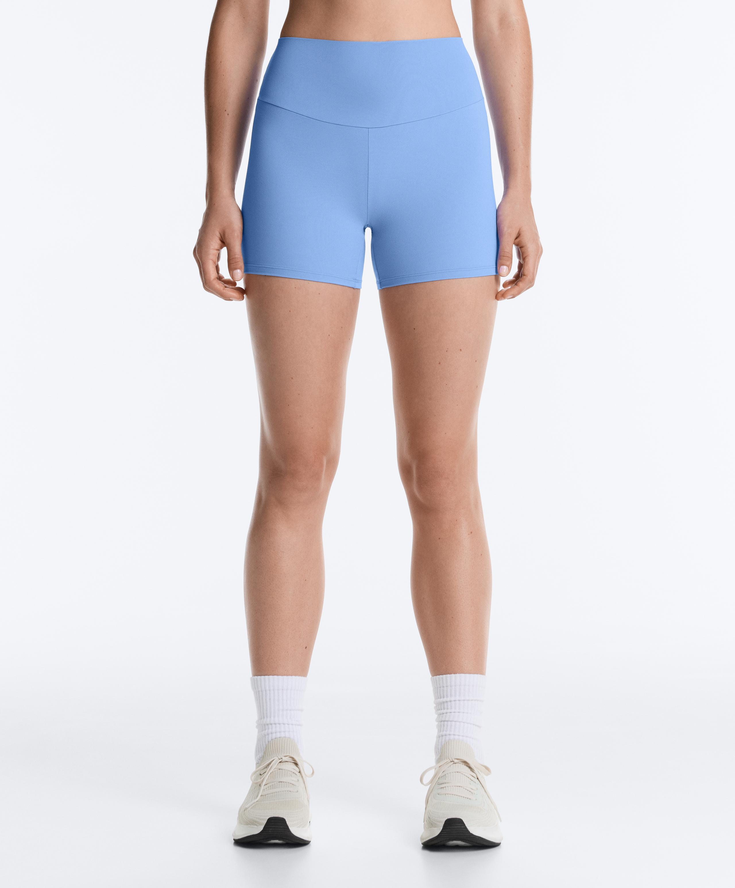 Comfortlux high-waisted 10cm hot pants - PALE LAVENDER BLUE