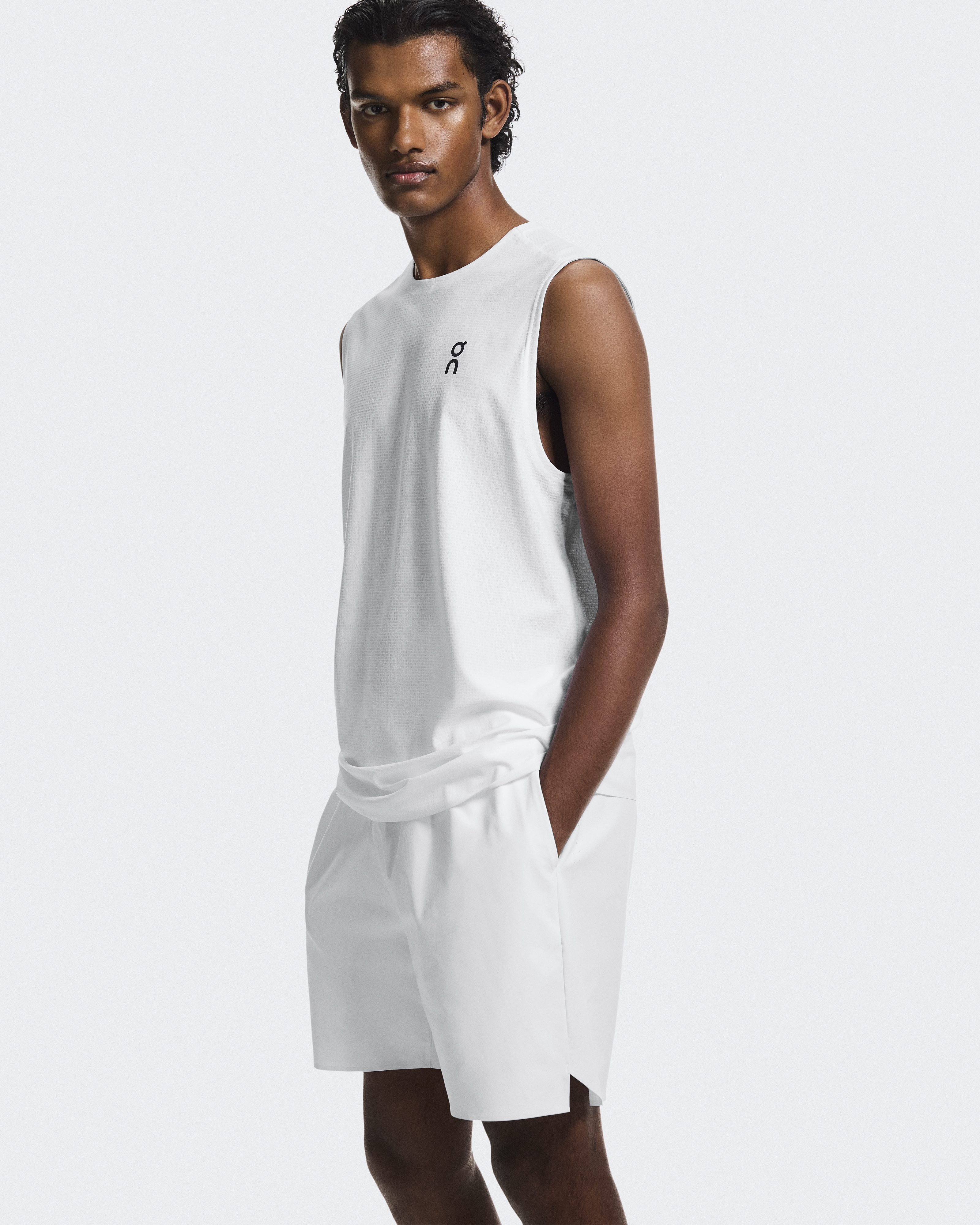 7" Court Shorts - White