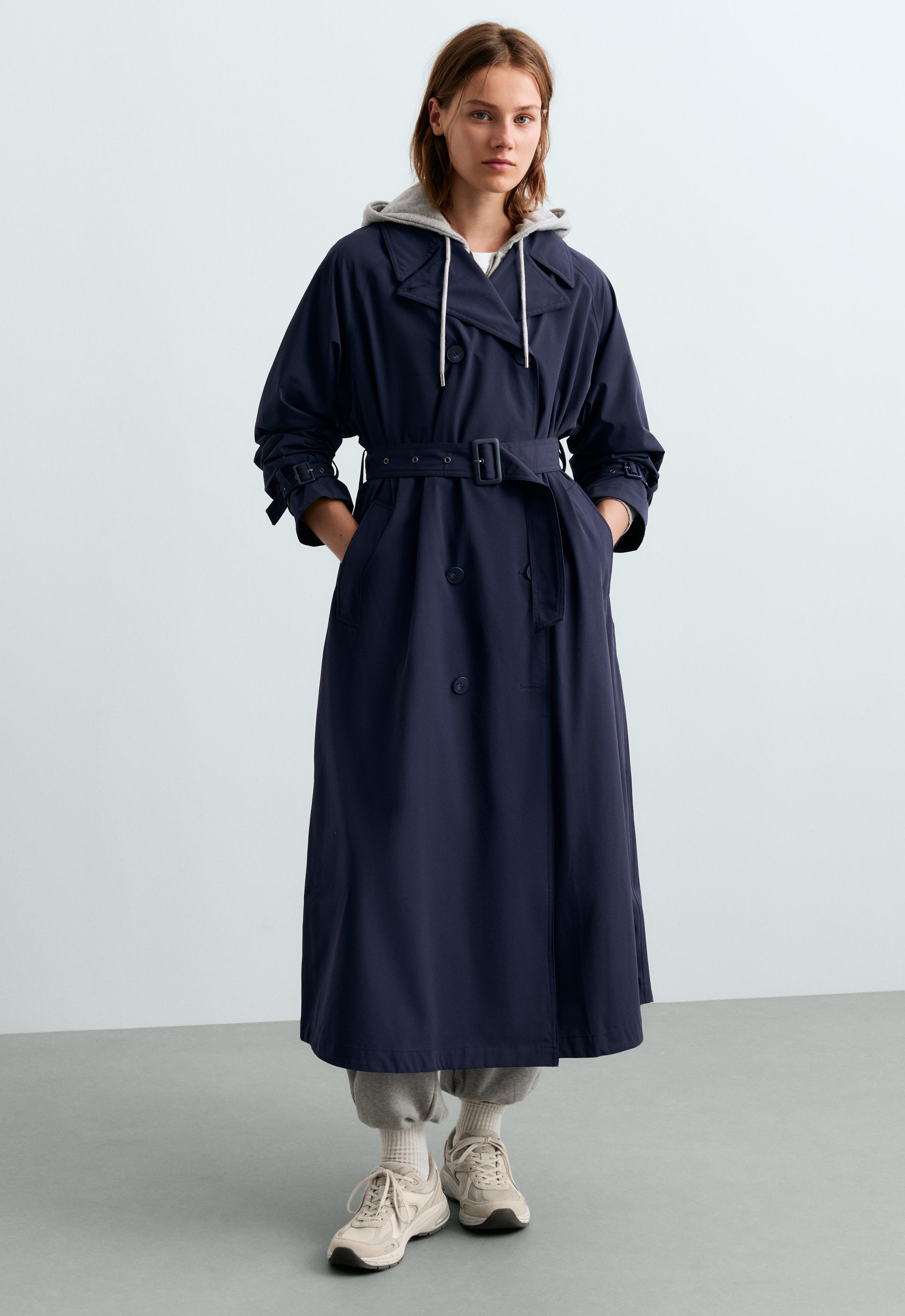 Extra lightweight long 10k waterproof jacket - MIDNIGHT BLUE