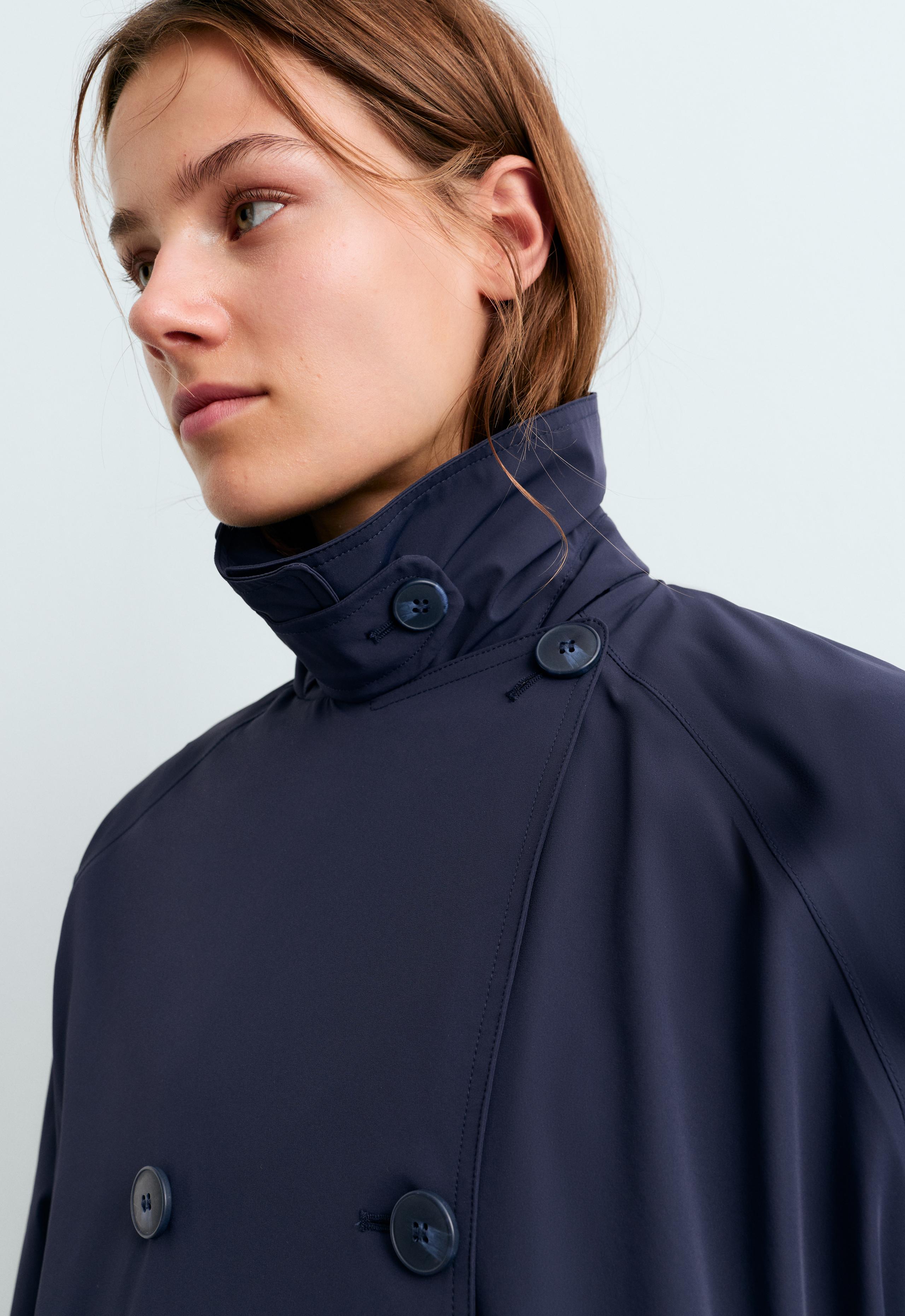 Extra lightweight long 10k waterproof jacket - MIDNIGHT BLUE