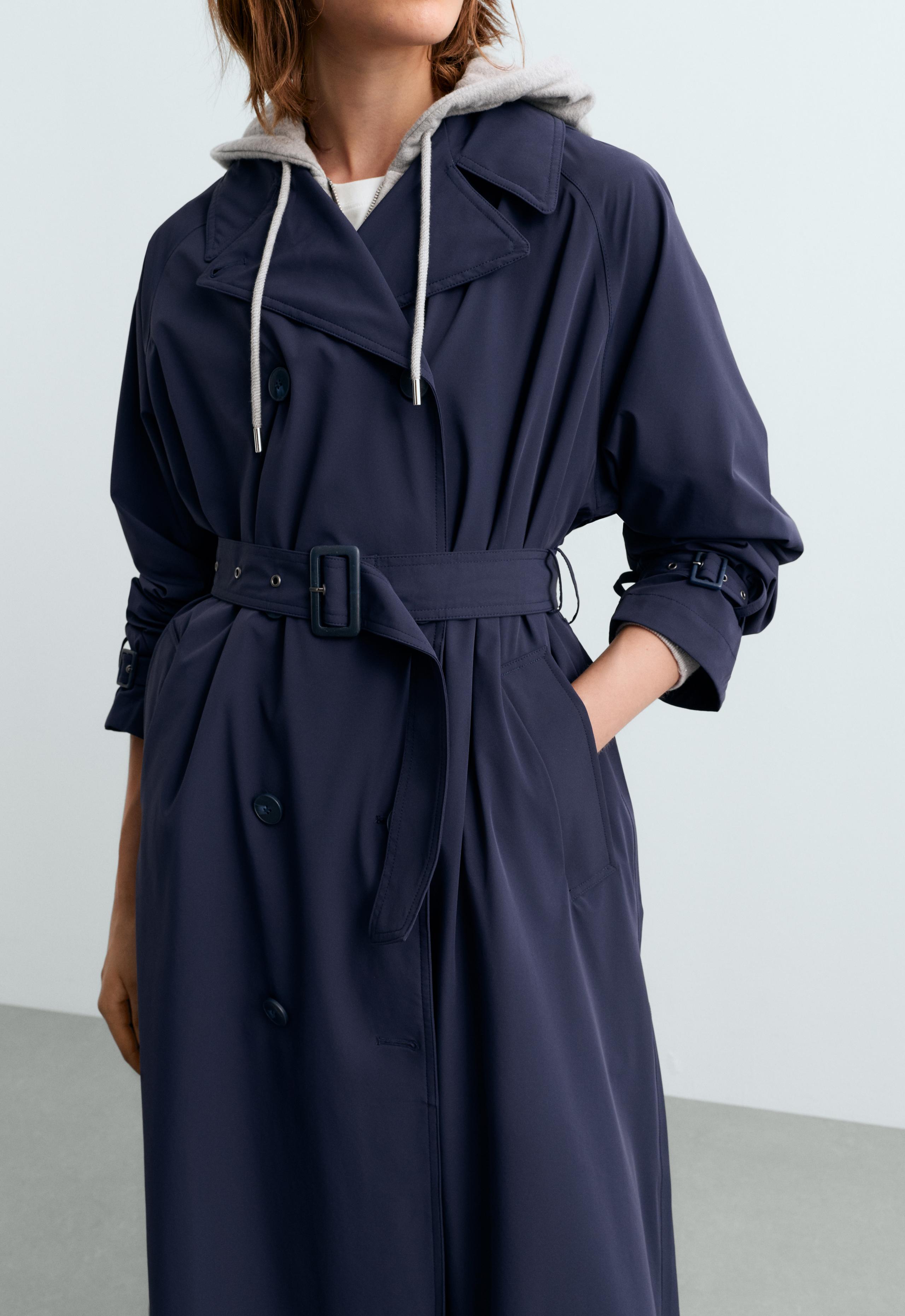 Extra lightweight long 10k waterproof jacket - MIDNIGHT BLUE