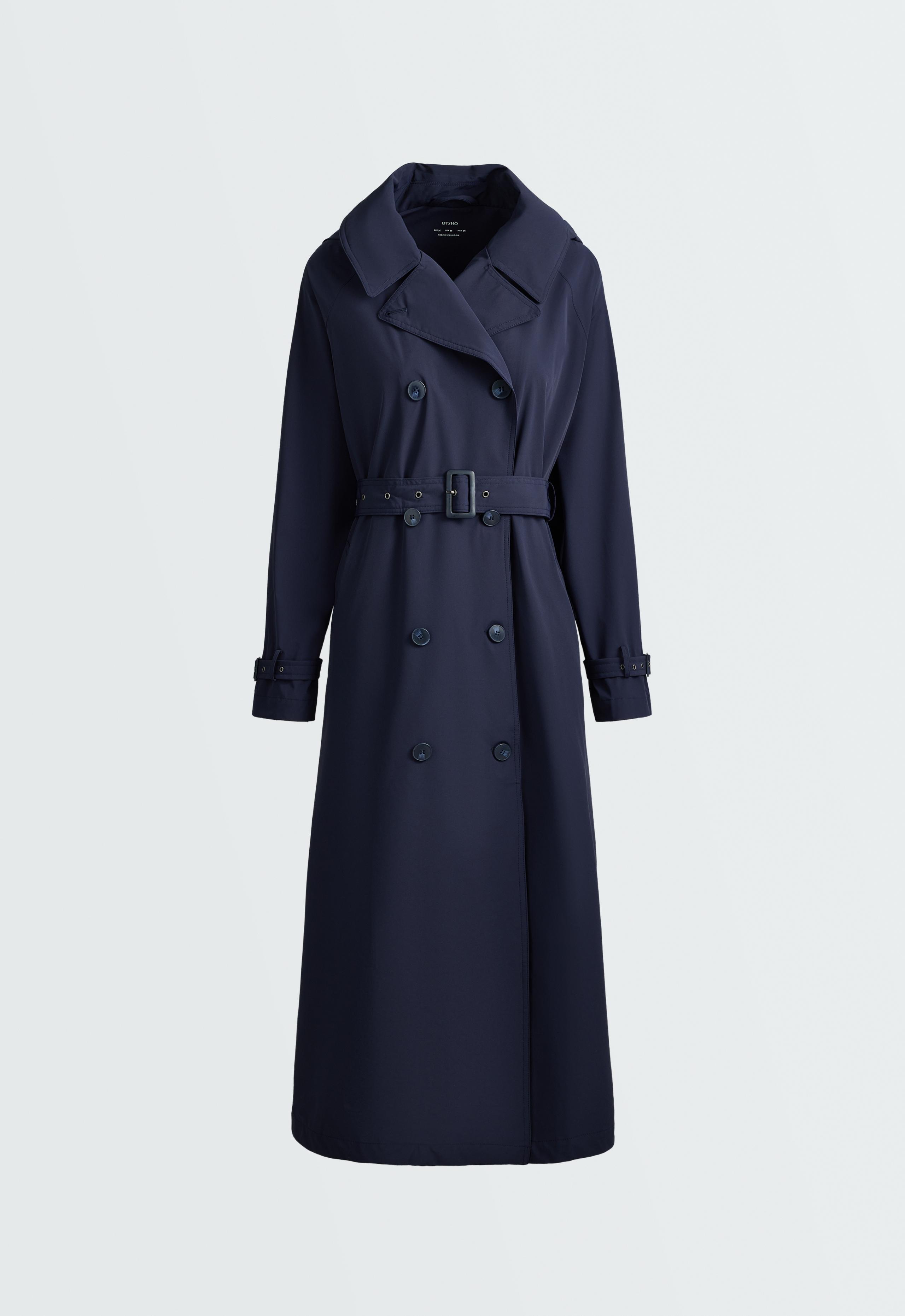 Extra lightweight long 10k waterproof jacket - MIDNIGHT BLUE