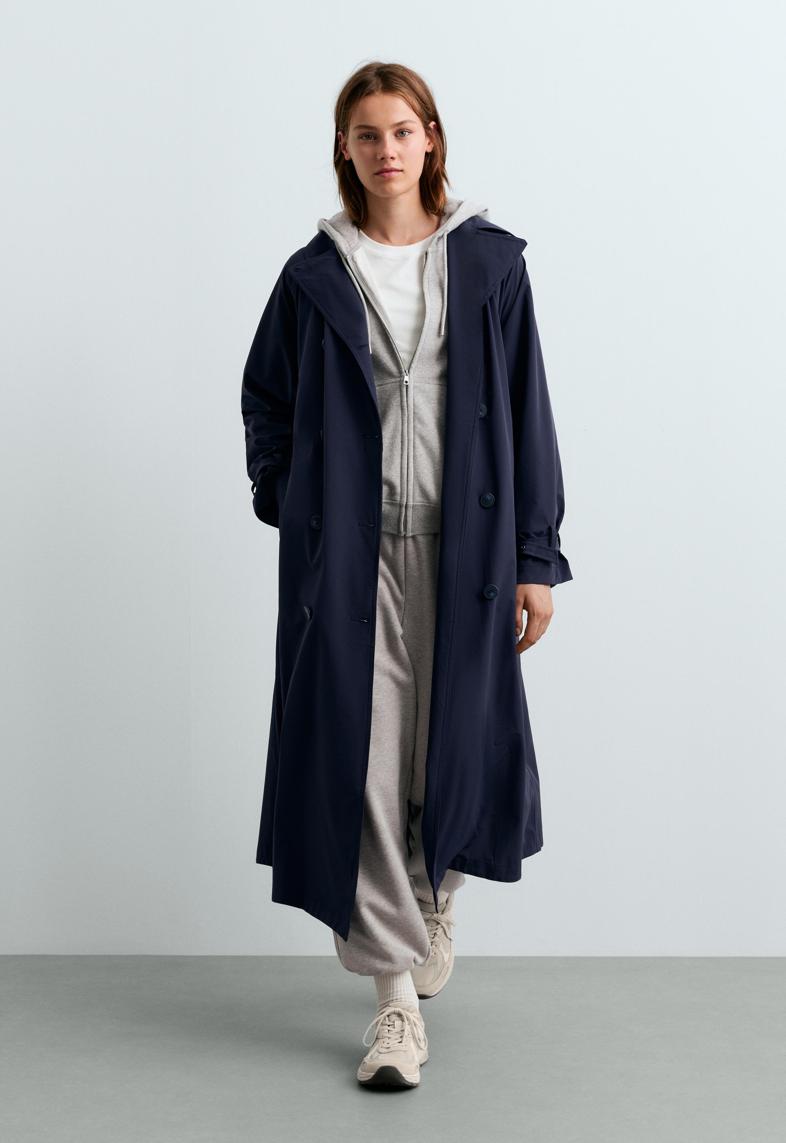 Extra lightweight long 10k waterproof jacket - MIDNIGHT BLUE