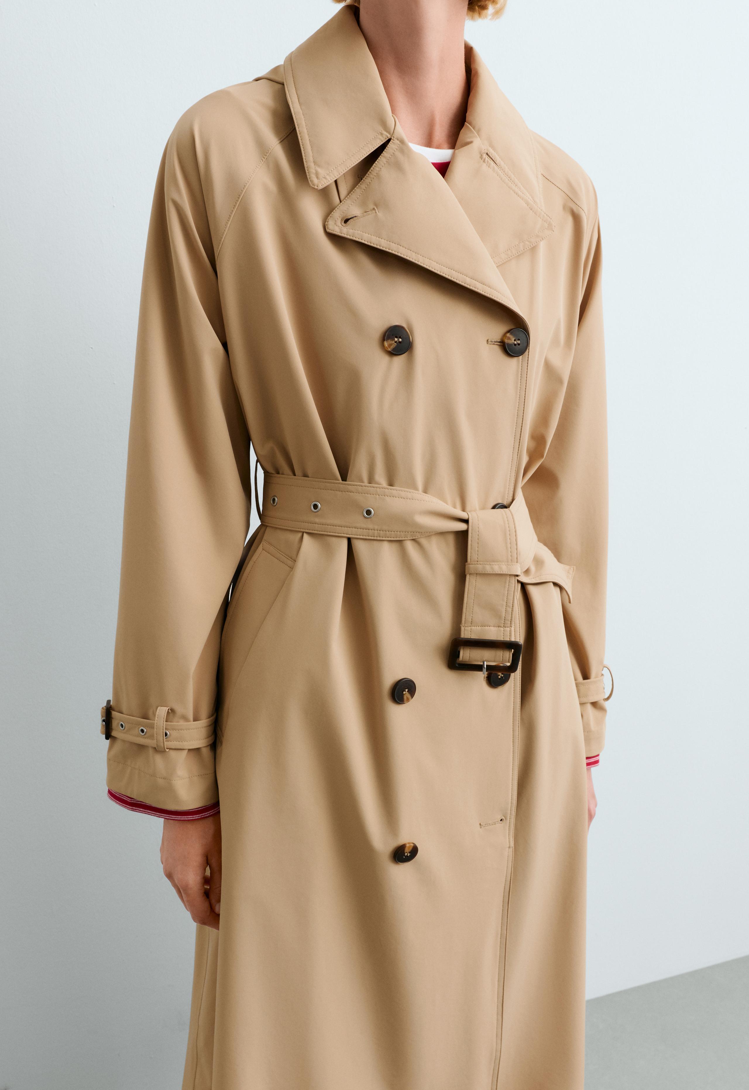 Extra lightweight long 10k waterproof jacket - CAMEL