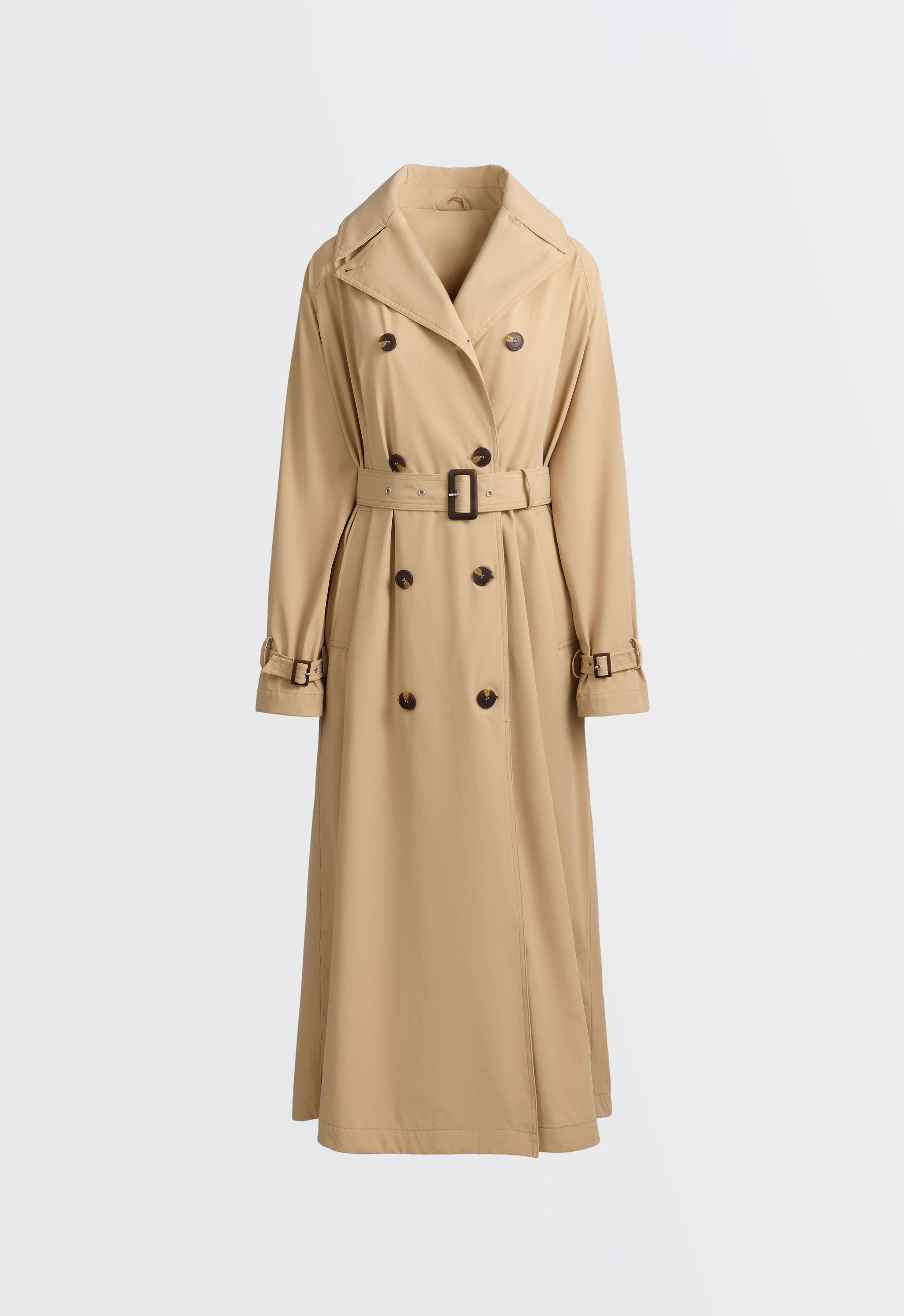 Extra lightweight long 10k waterproof jacket - CAMEL