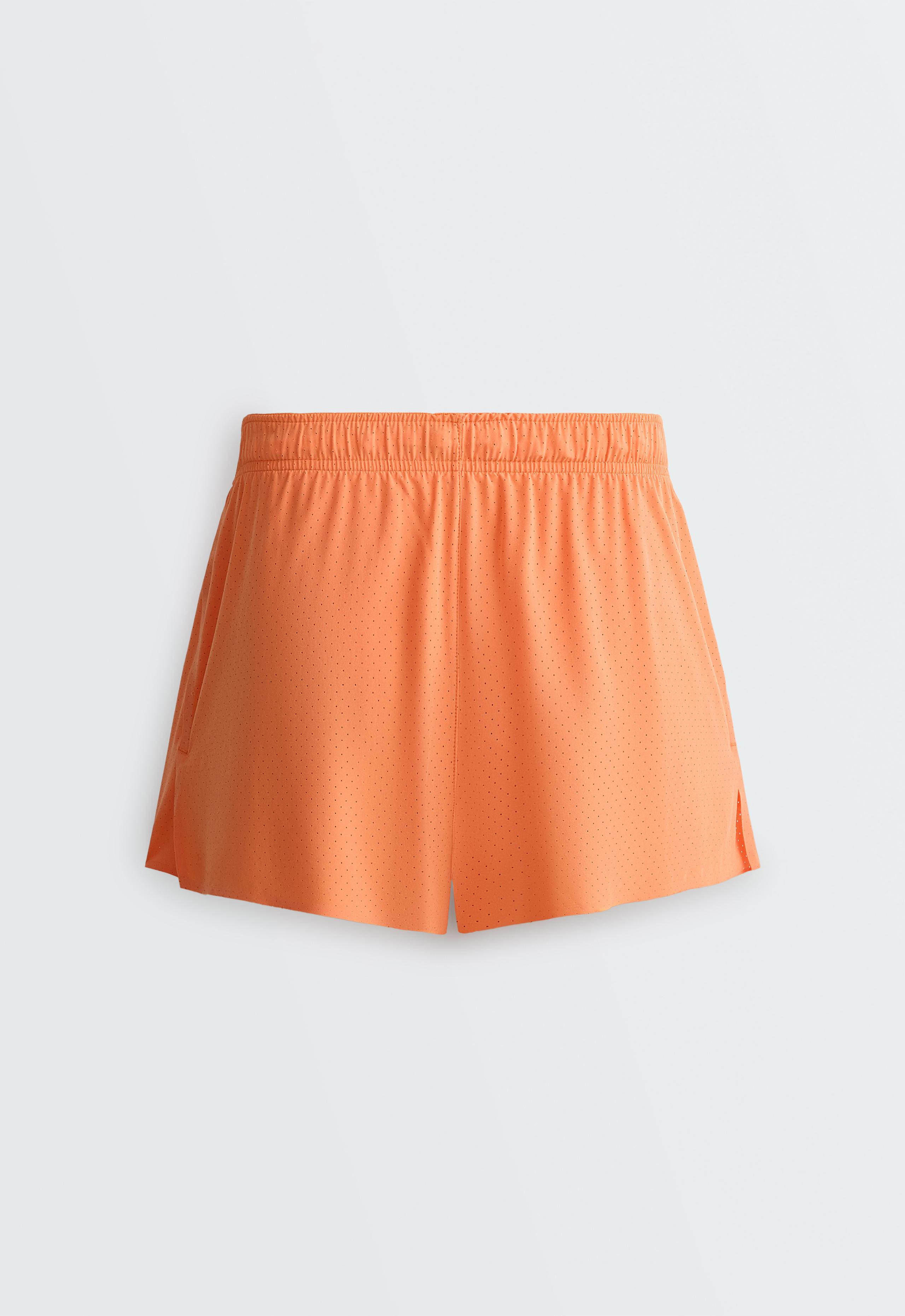 Technical Shorts Mid rise 7cm - WASHED ORANGE