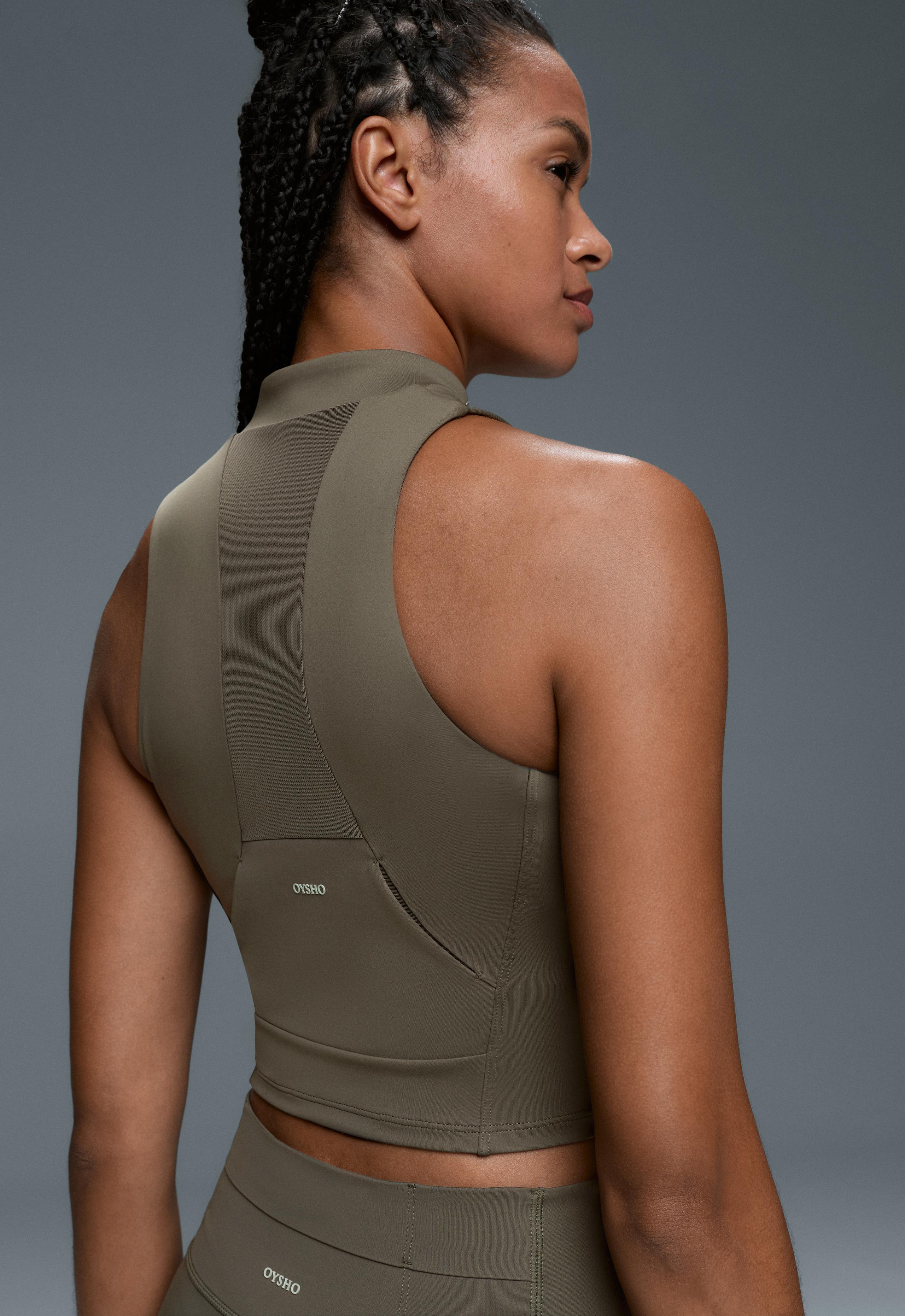 Rapid Dry Top Tank top with pockets - CHARCOAL GREY