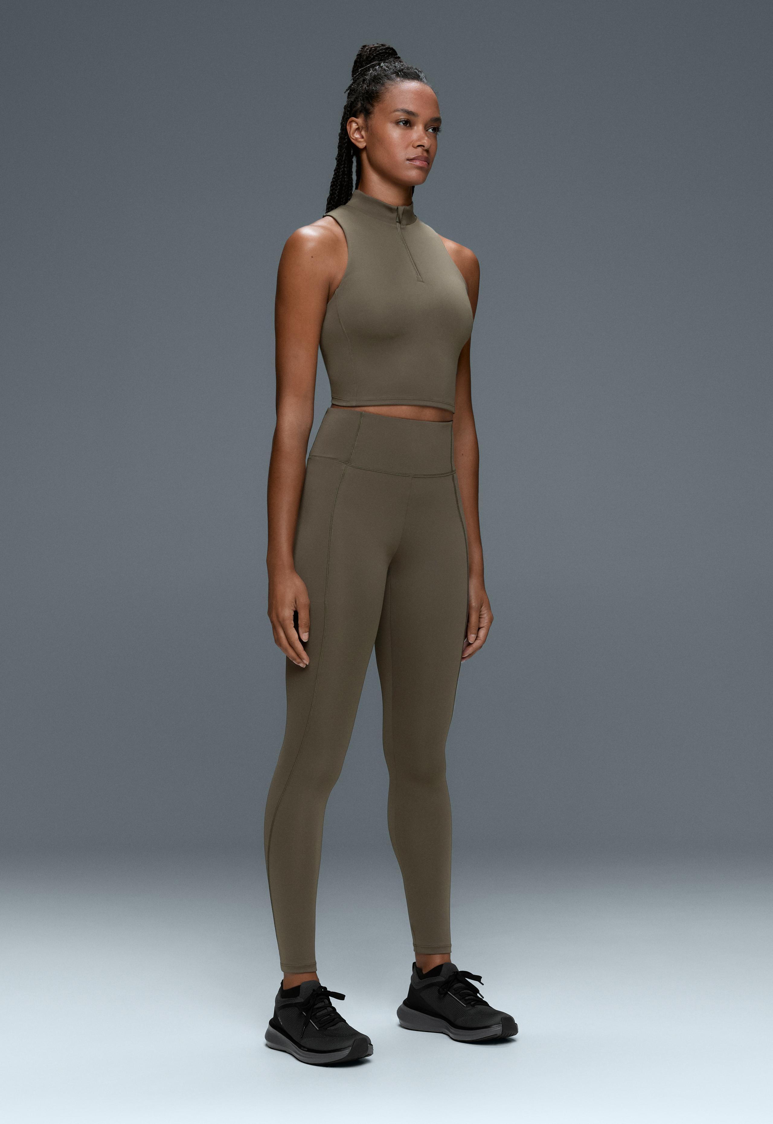 Rapid Dry Top Tank top with pockets - CHARCOAL GREY