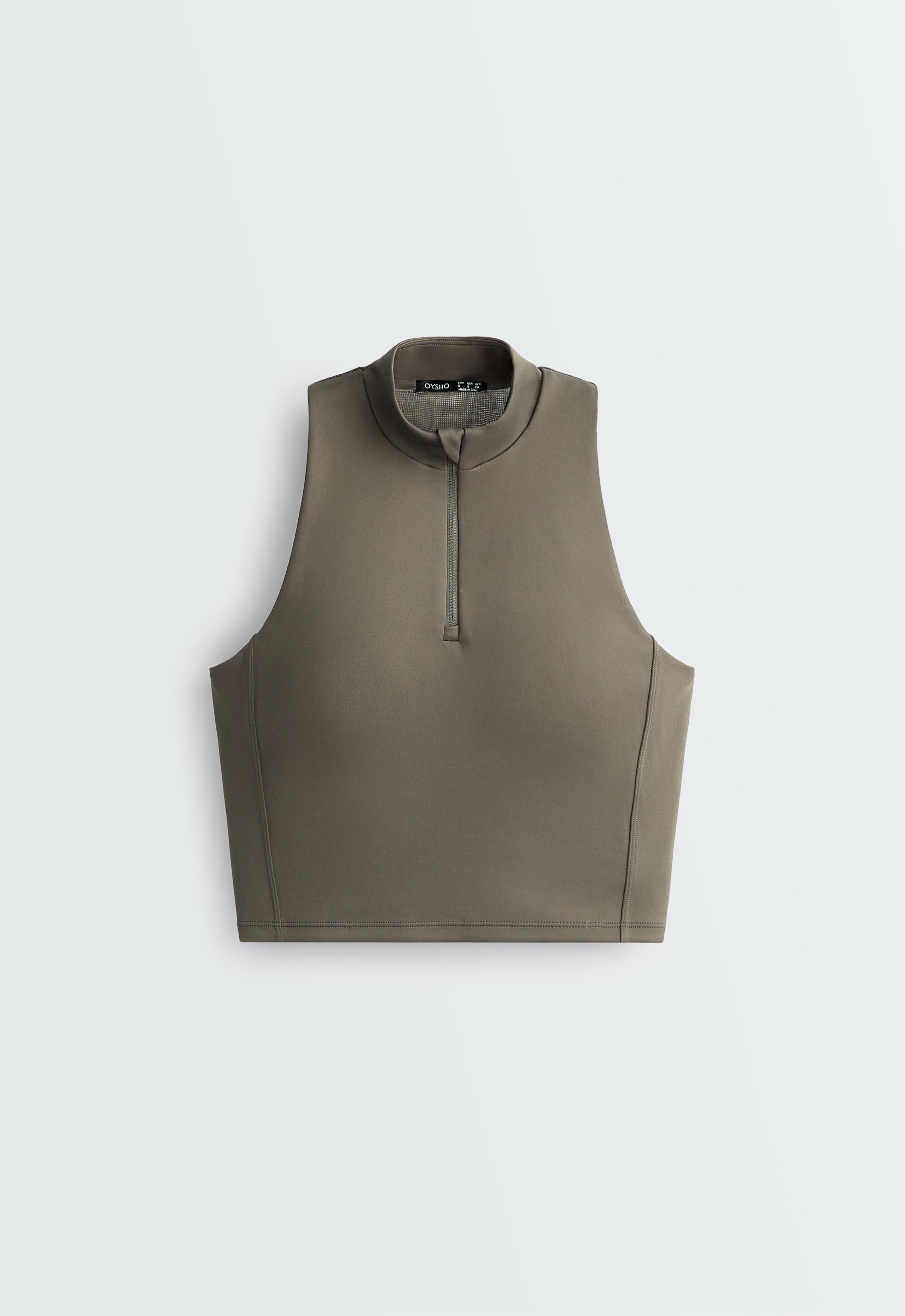 Rapid Dry Top Tank top with pockets - CHARCOAL GREY