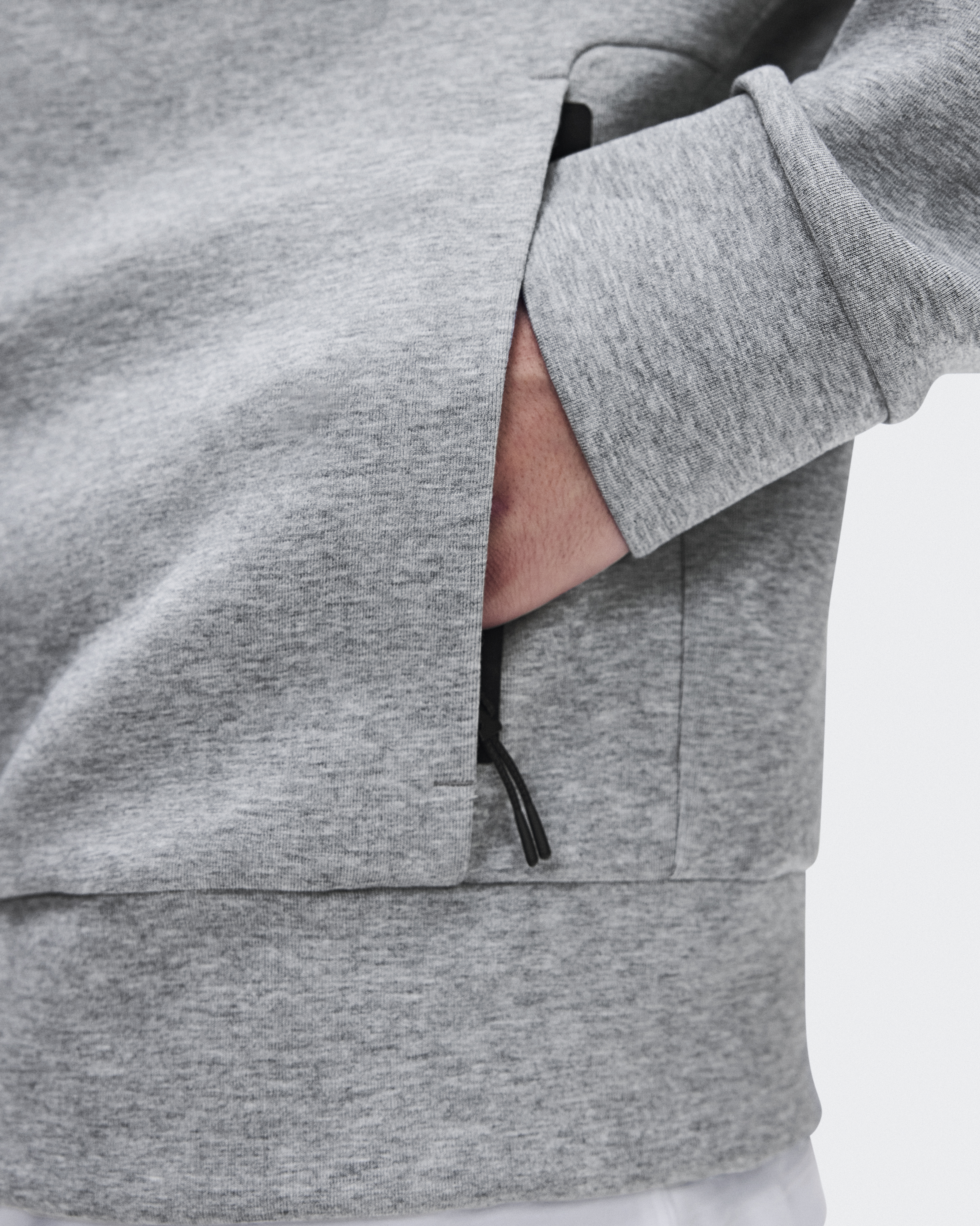 Focus Tech Zip Hoodie - Basalt