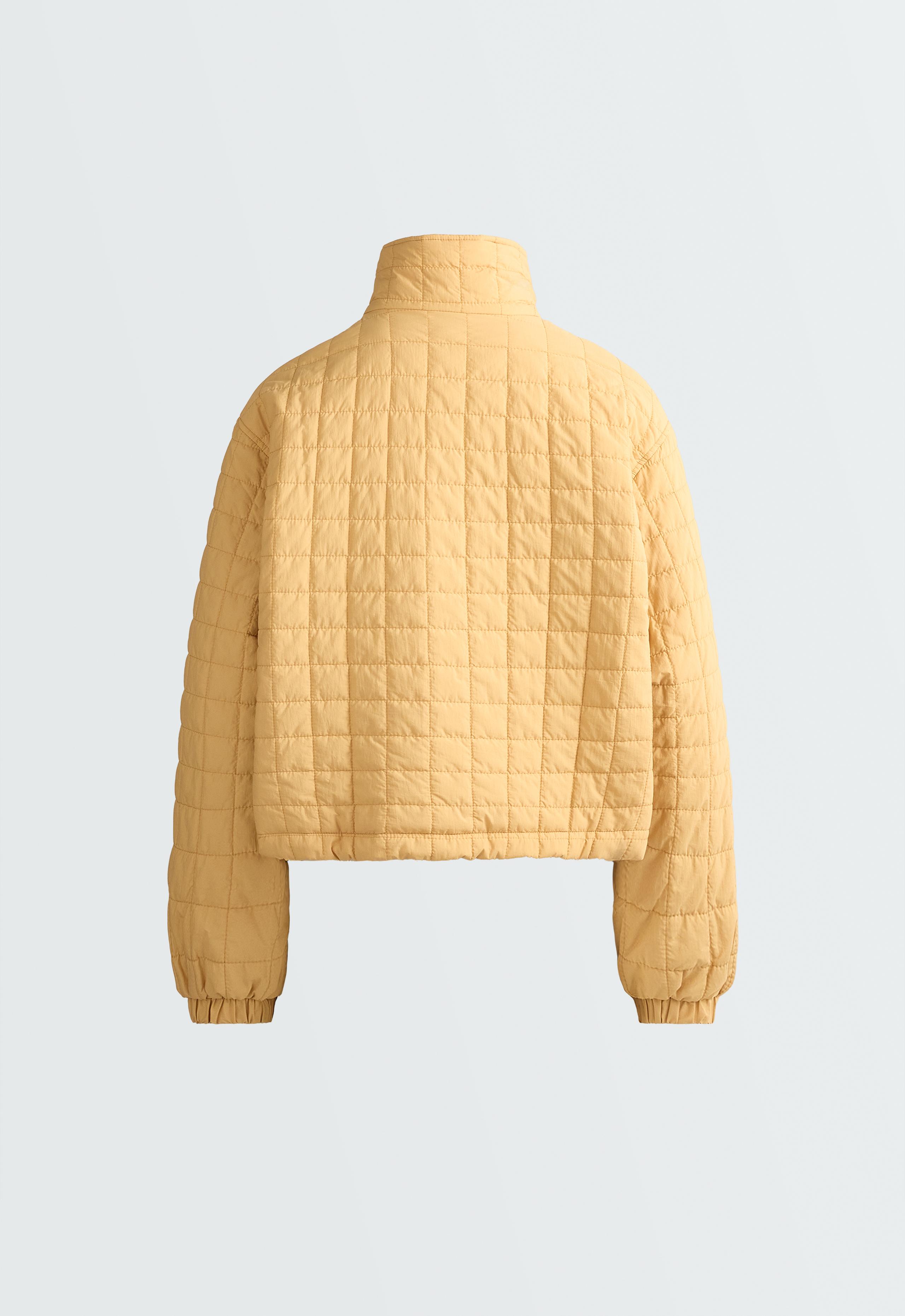 Short FELLEX® AEROGEL padded jacket - OCHRE