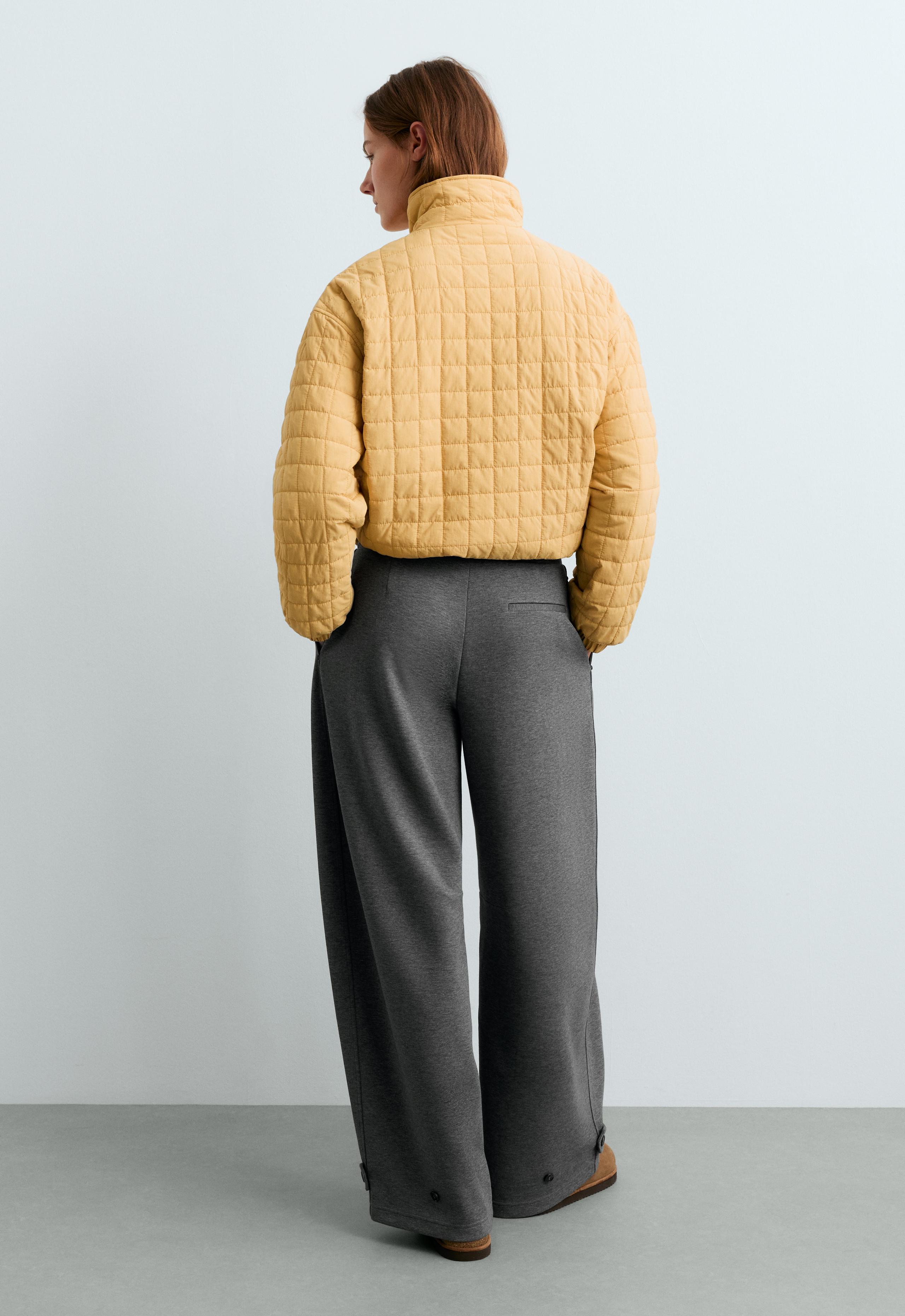 Short FELLEX® AEROGEL padded jacket - OCHRE