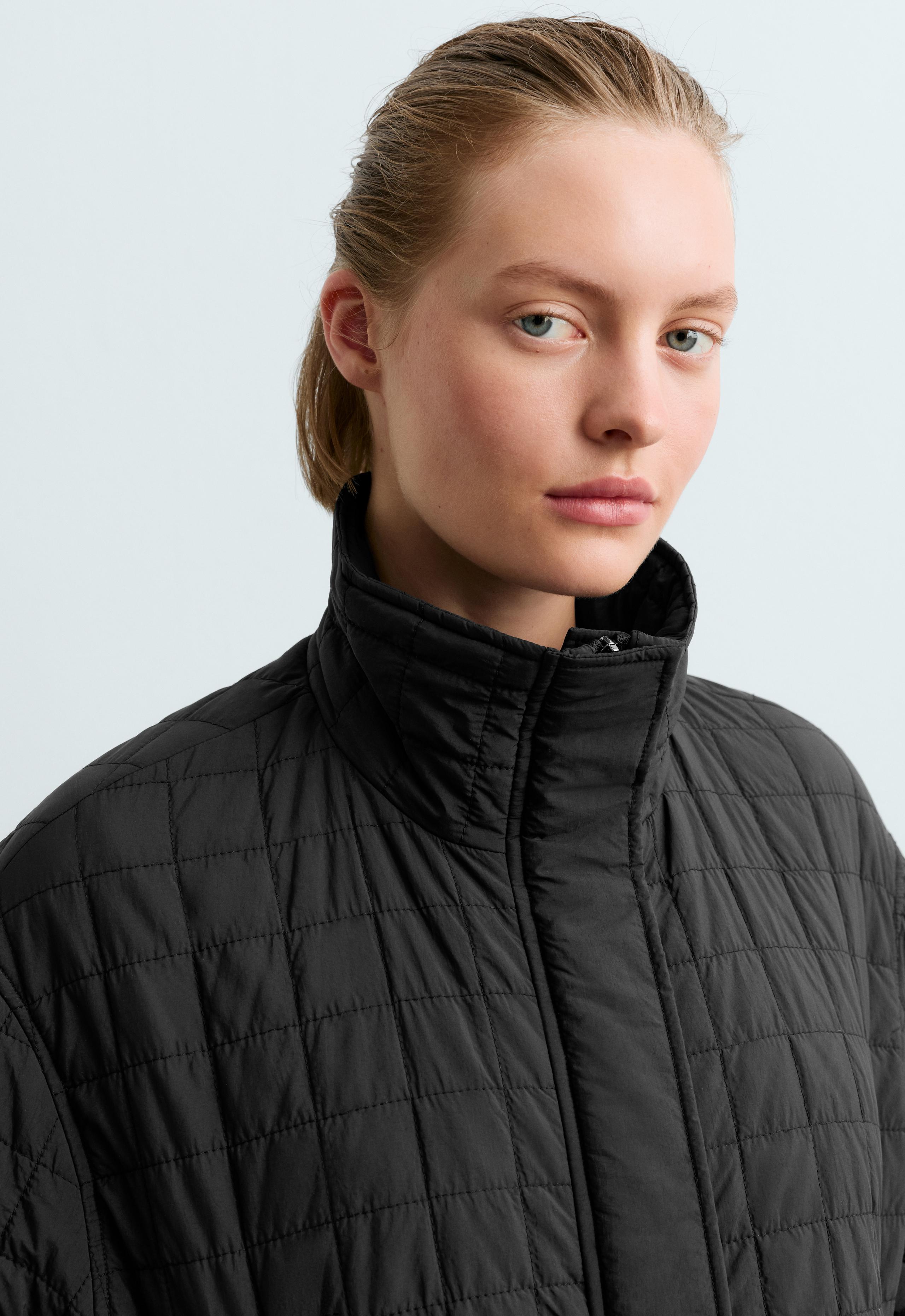 Short FELLEX® AEROGEL padded jacket - BLACK