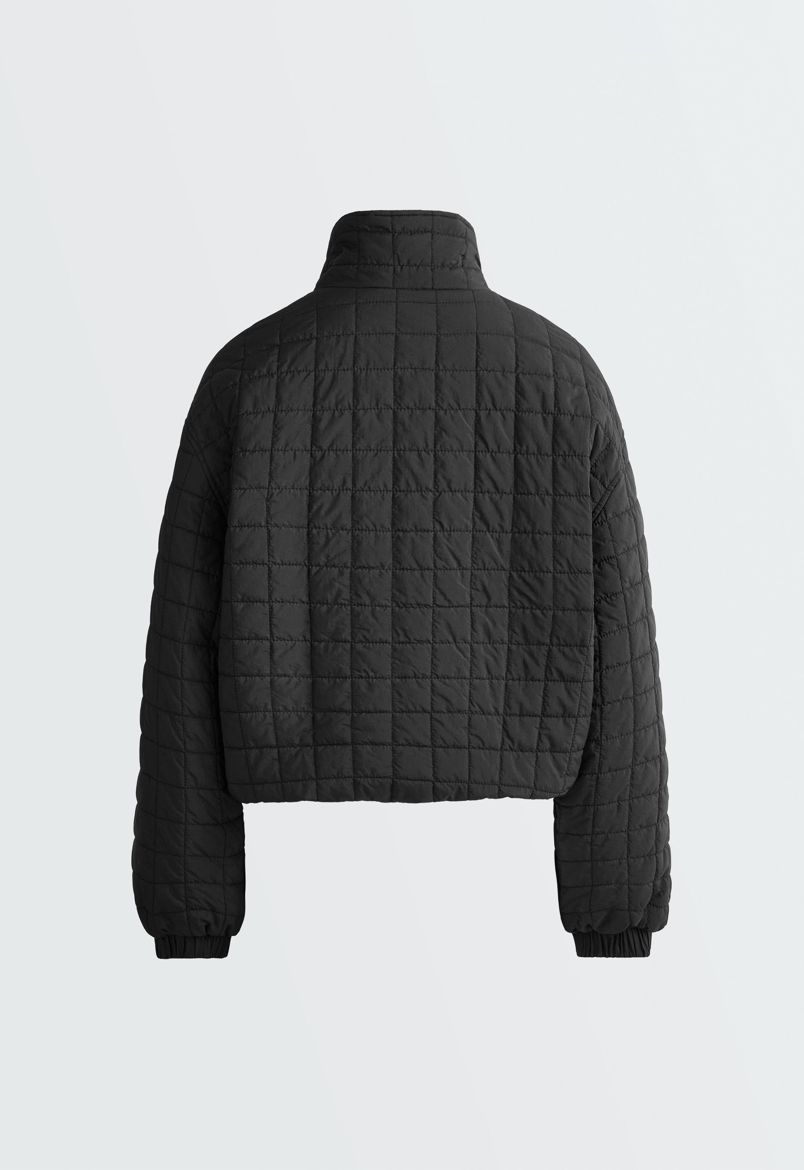Short FELLEX® AEROGEL padded jacket - BLACK