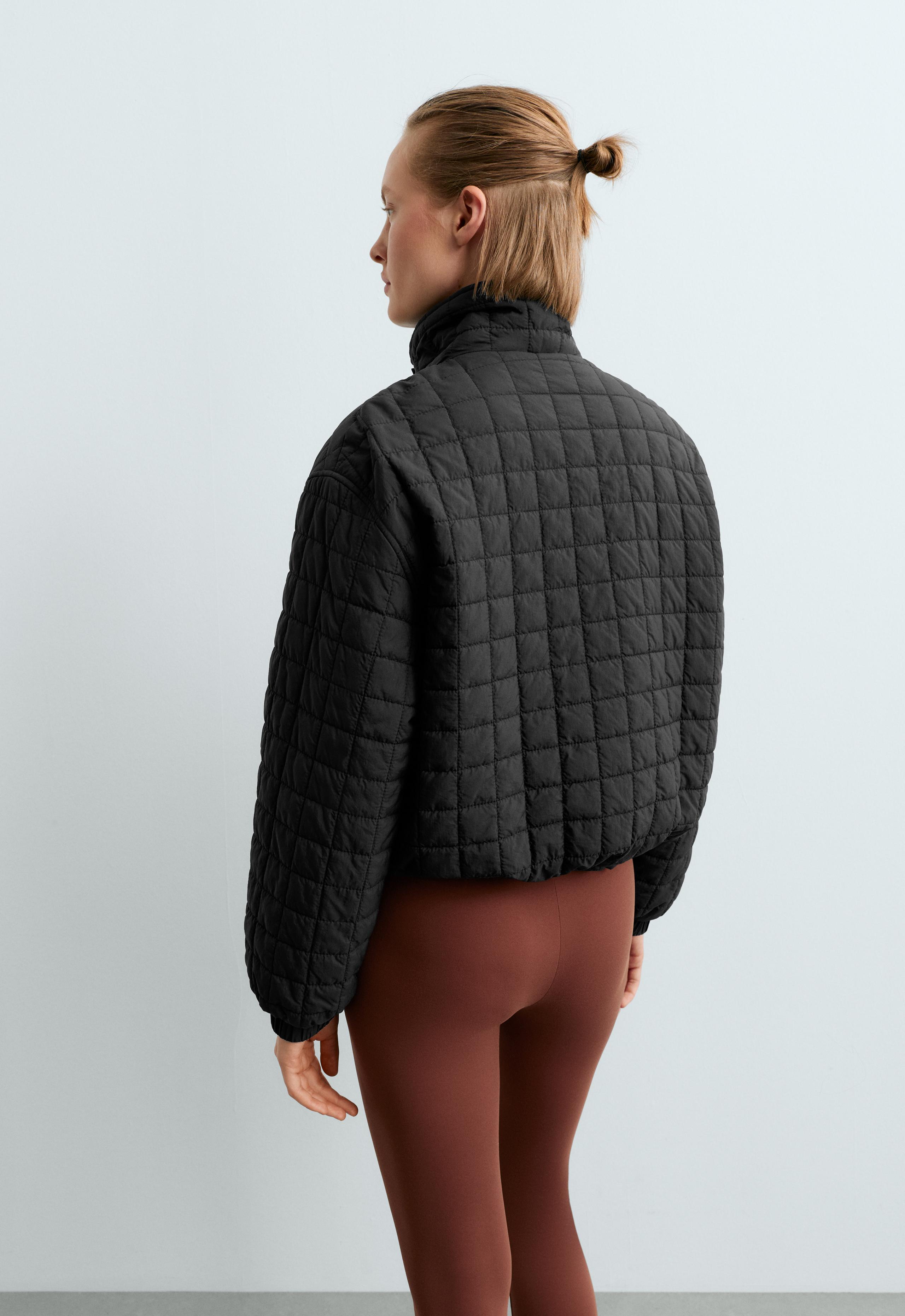 Short FELLEX® AEROGEL padded jacket - BLACK