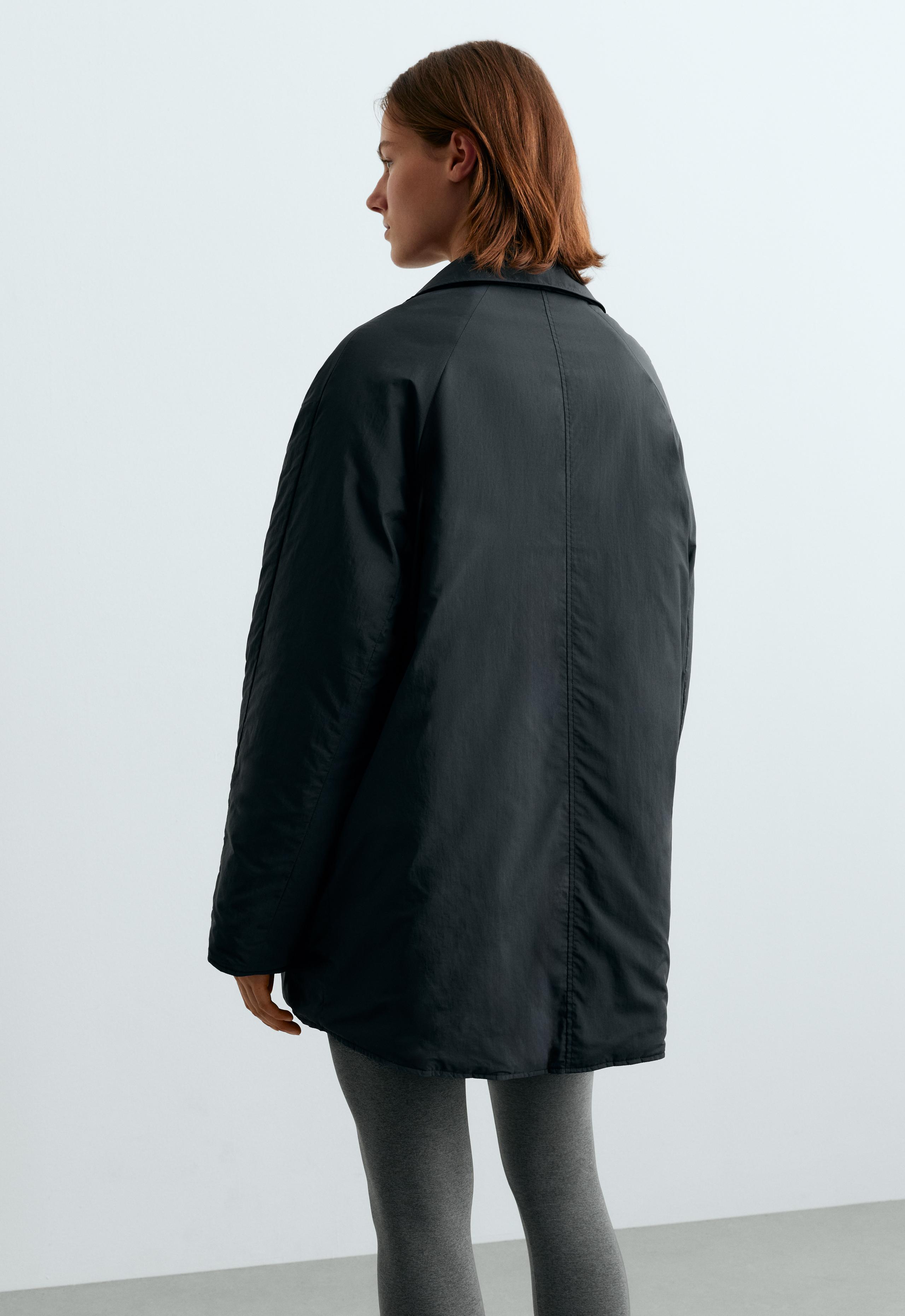 FELLEX® AEROGEL buttoned mid-length padded jacket - MIDNIGHT BLUE
