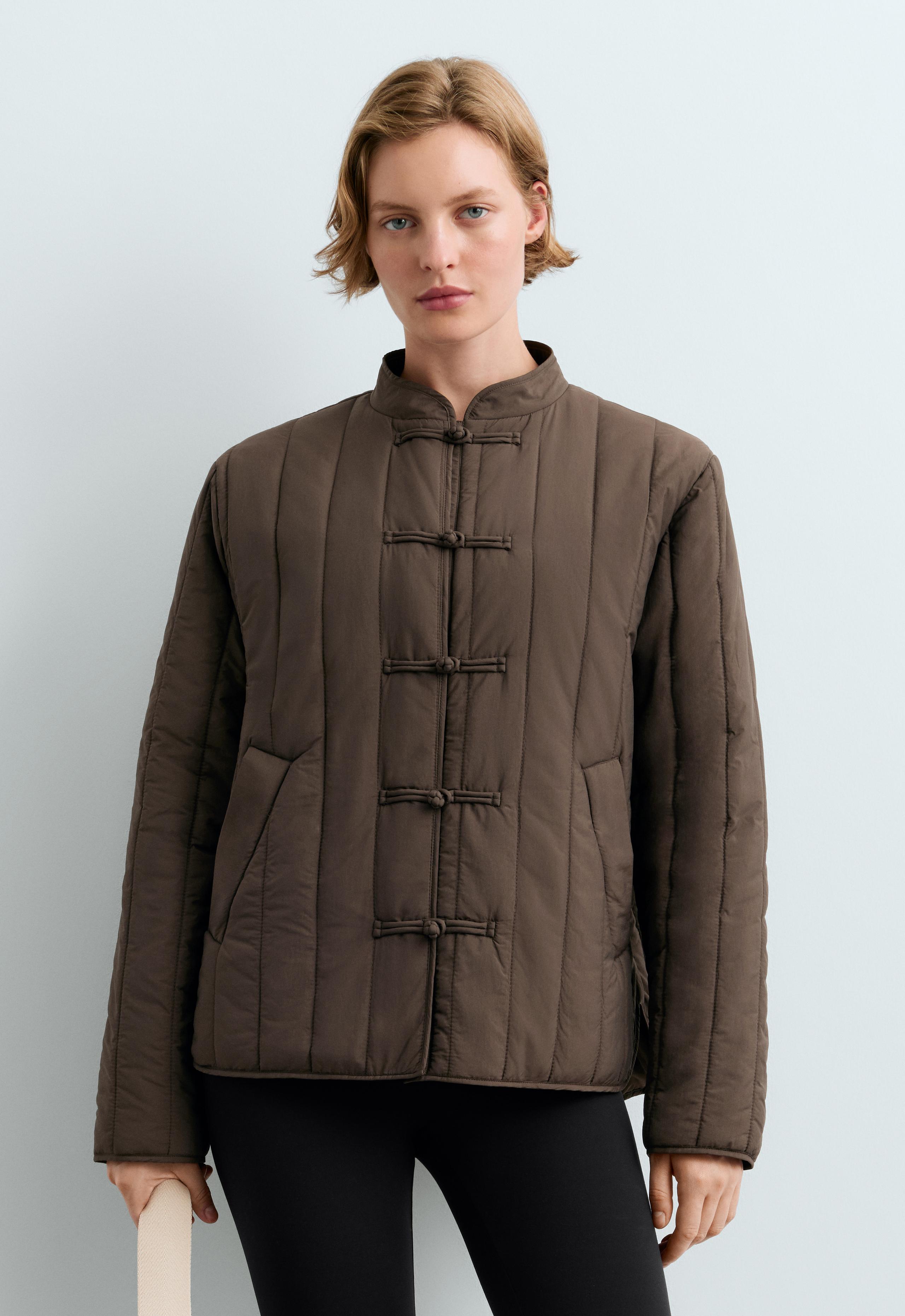 FELLEX® AEROGEL short boxy padded jacket - BROWN