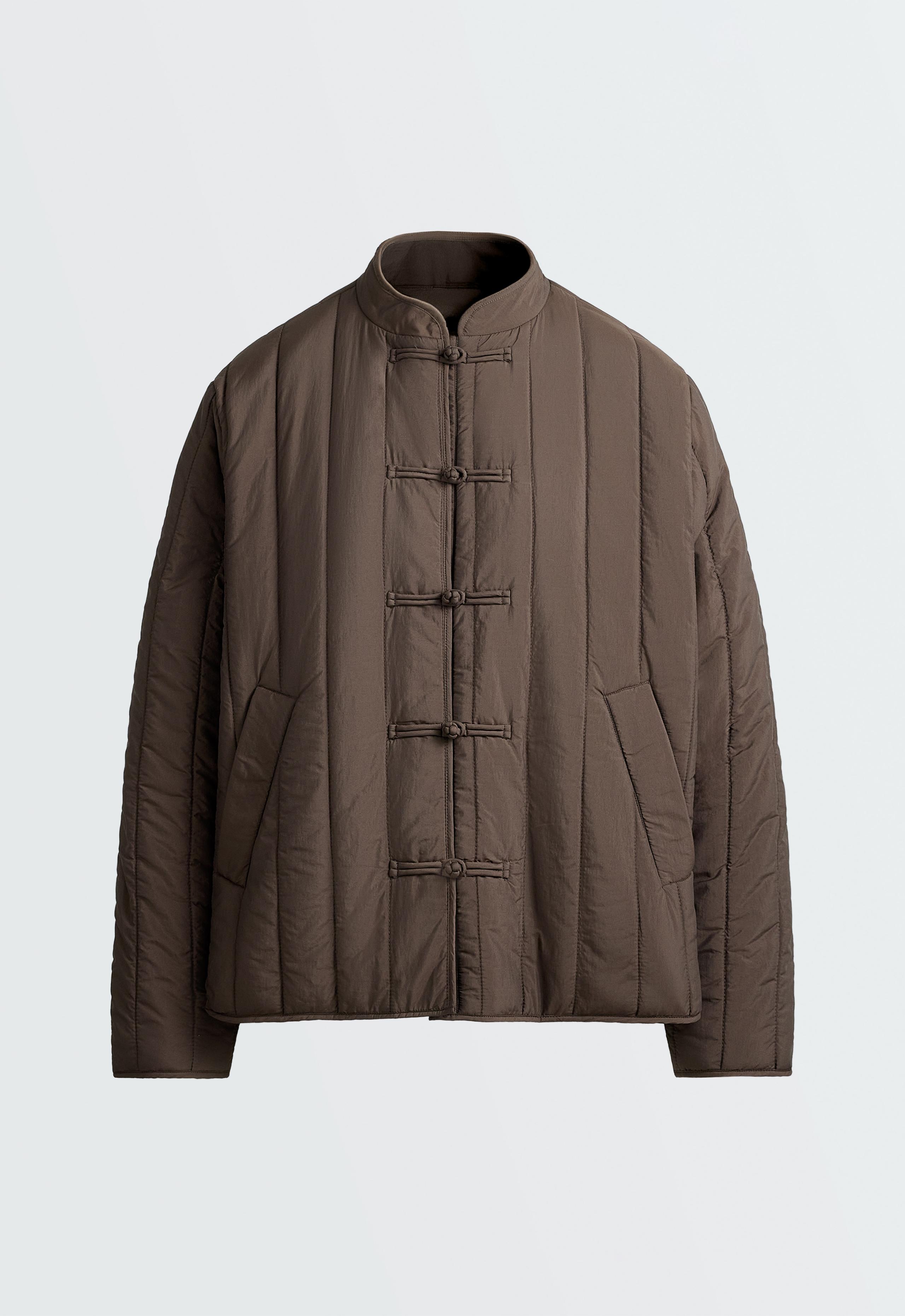 FELLEX® AEROGEL short boxy padded jacket - BROWN