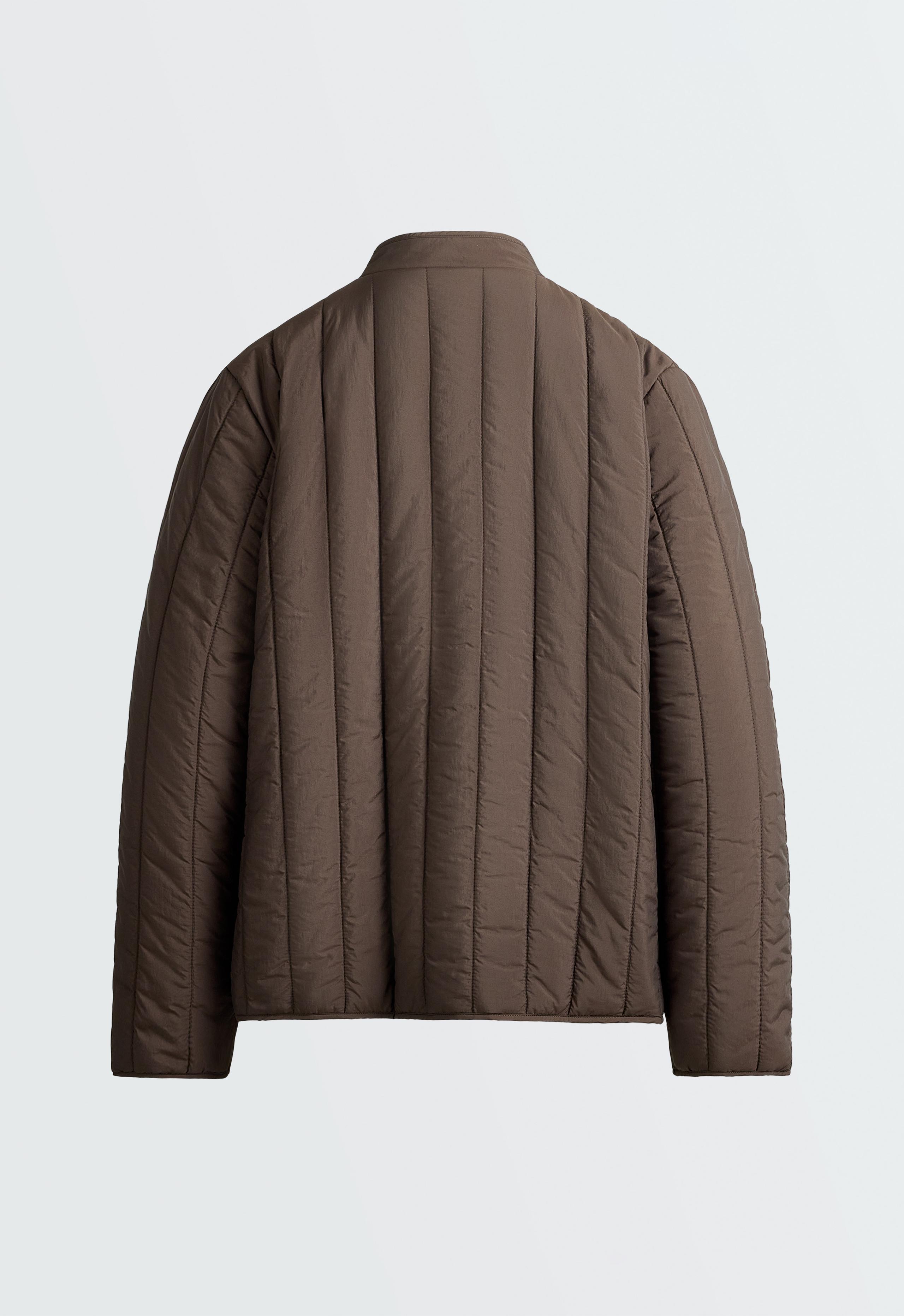FELLEX® AEROGEL short boxy padded jacket - BROWN